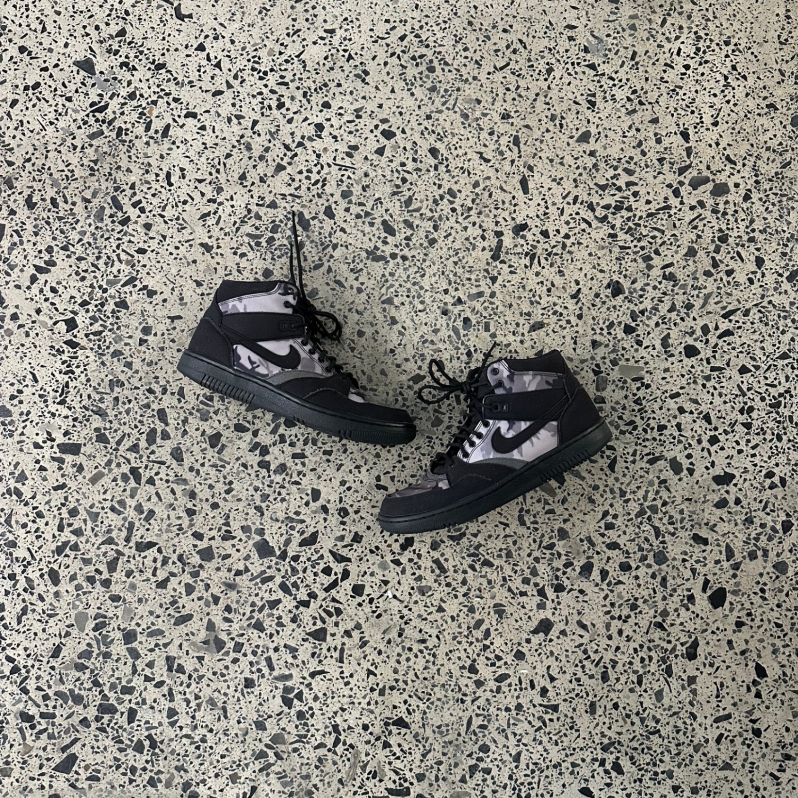 Stussy X Nike Sky Force 88 Mid Black