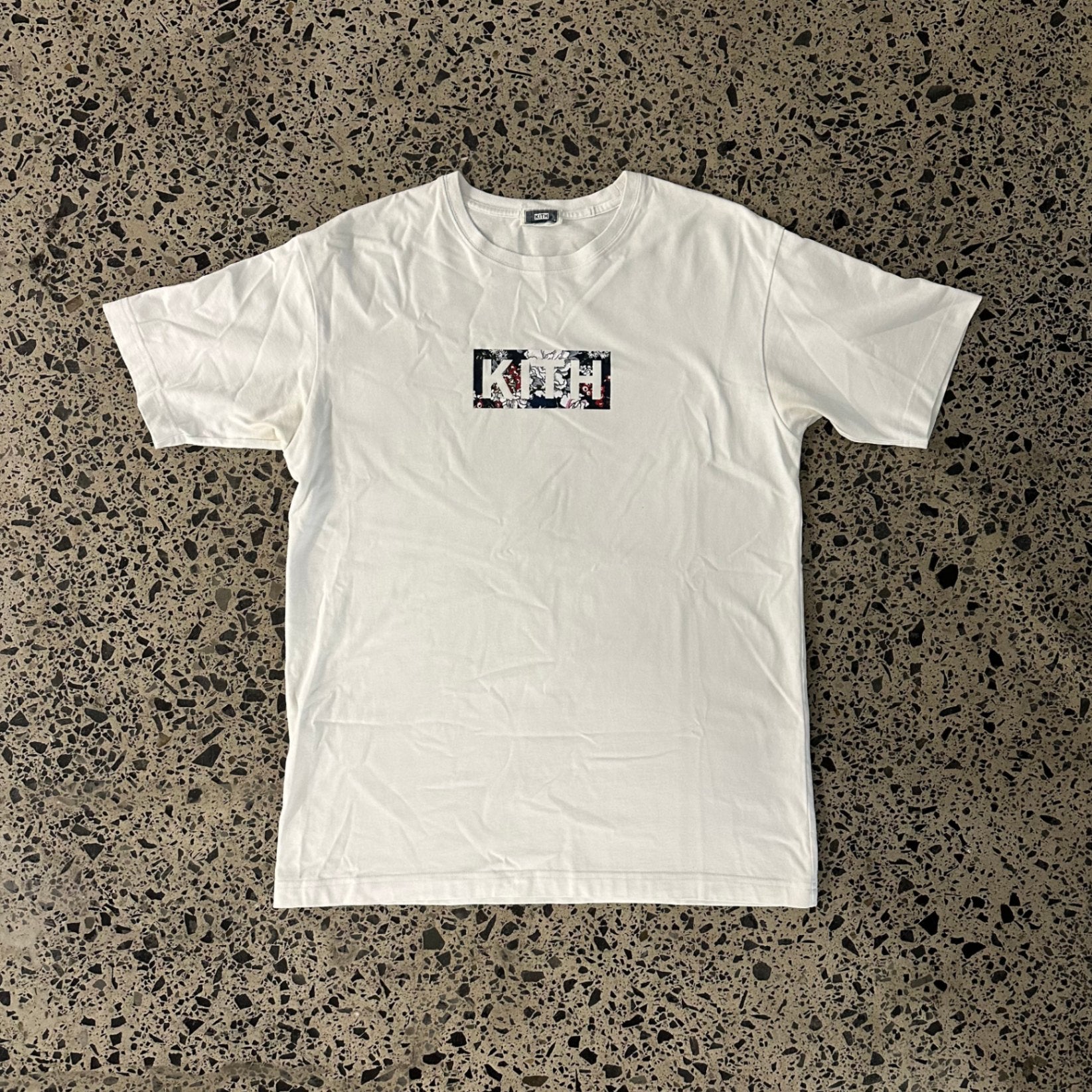 Kith Floral Classic Logo Tee (FW19) White