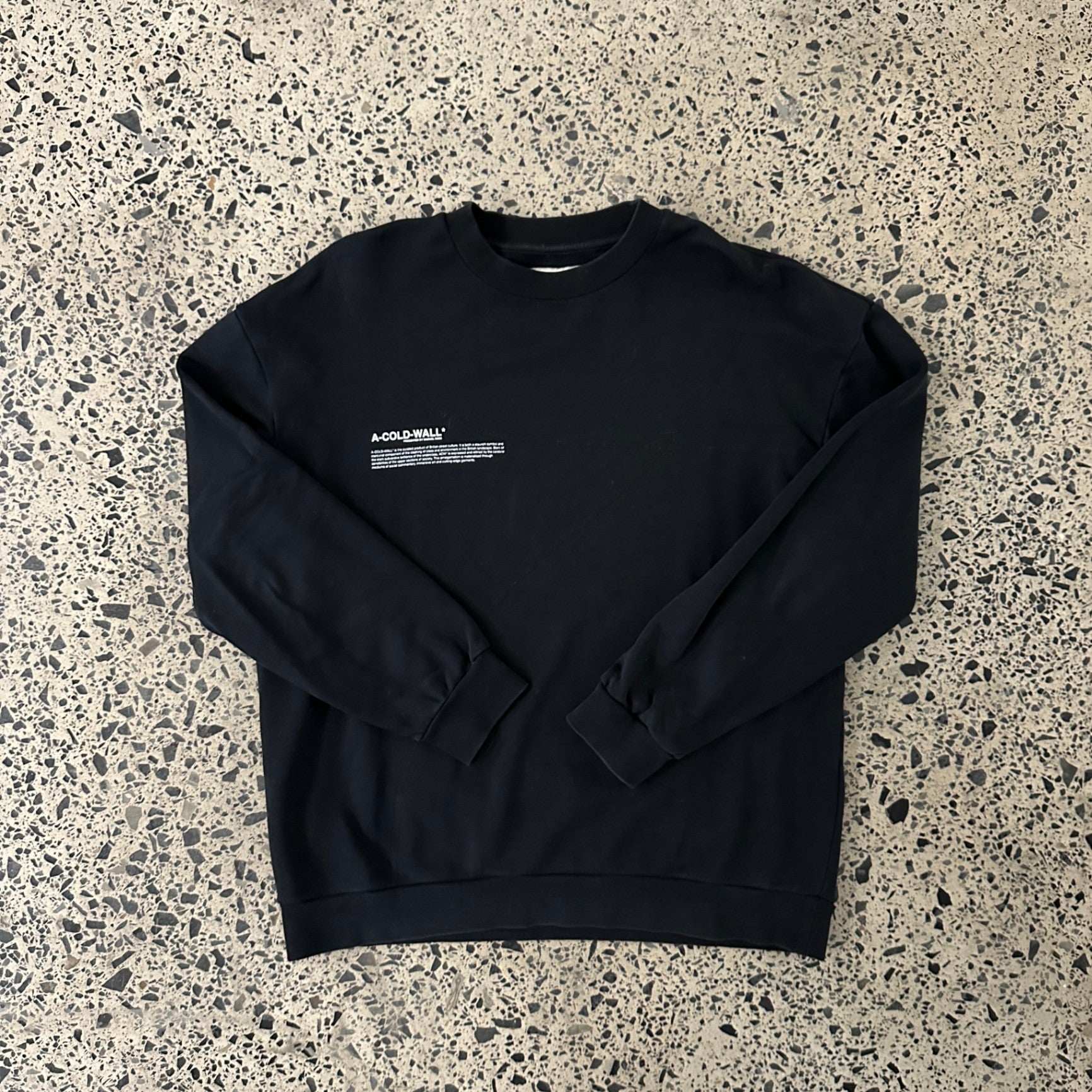 A-Cold-Wall Crewneck Black