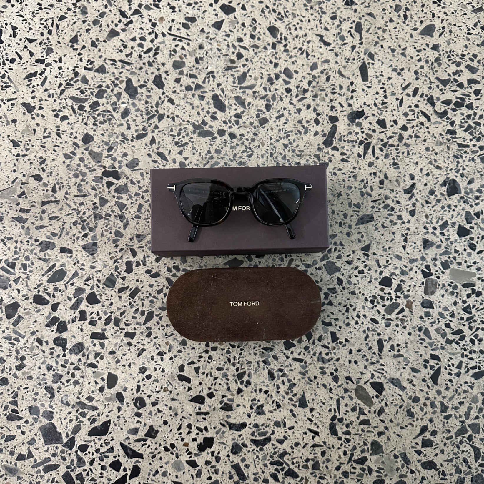 Tom Ford Kit Astuccio Rigido B8 Uomo Sunglasses