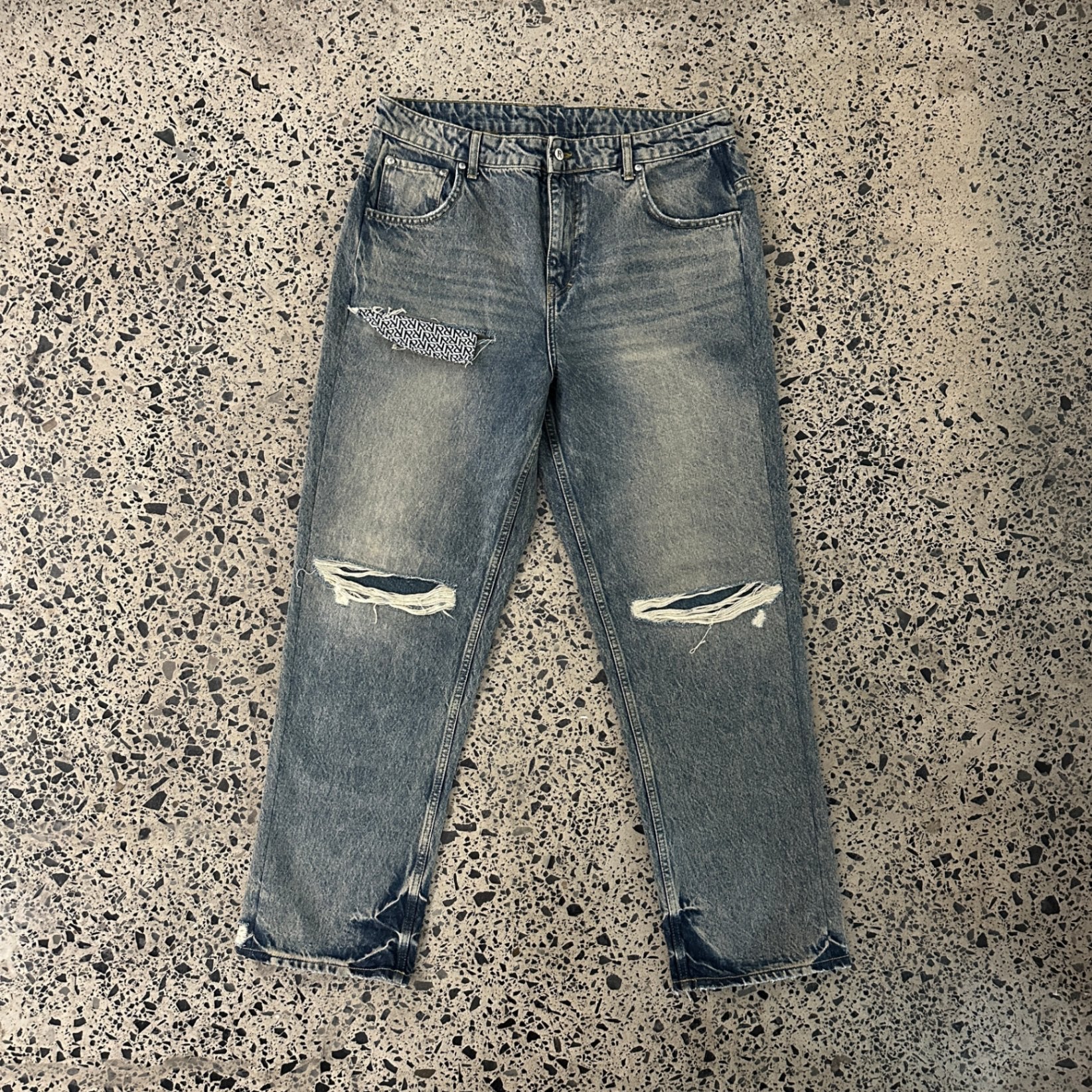 Represent R3 Dist Baggy-Fit Denim Jeans