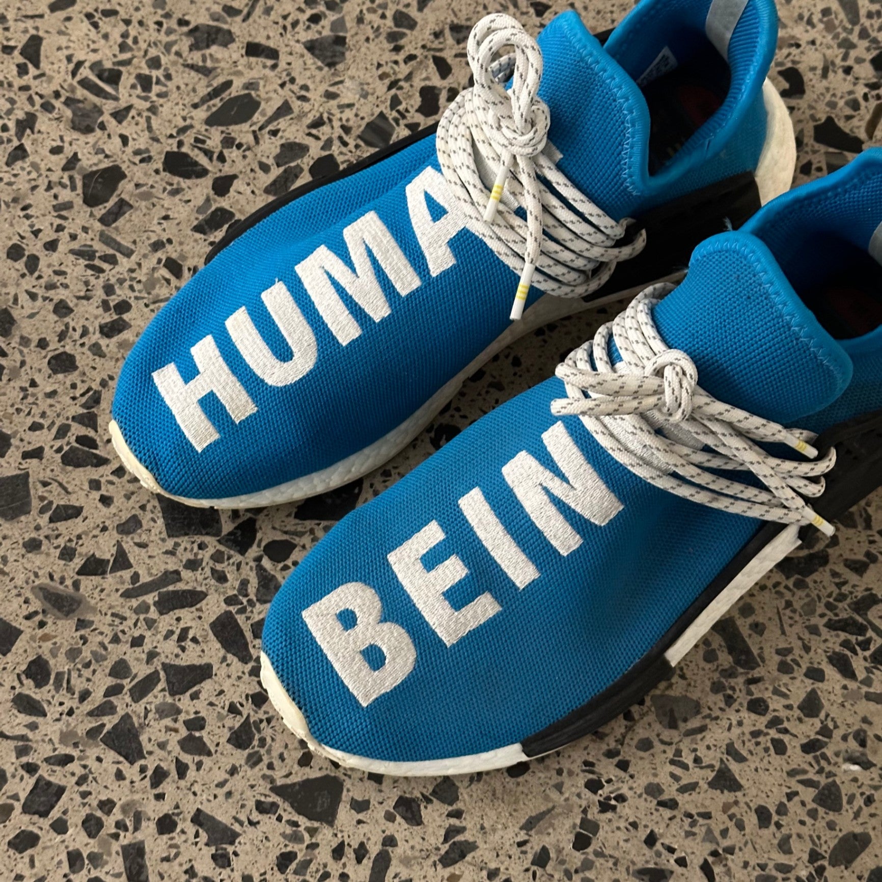 Adidas NMD HU Pharrell Human Being Sharp Blue