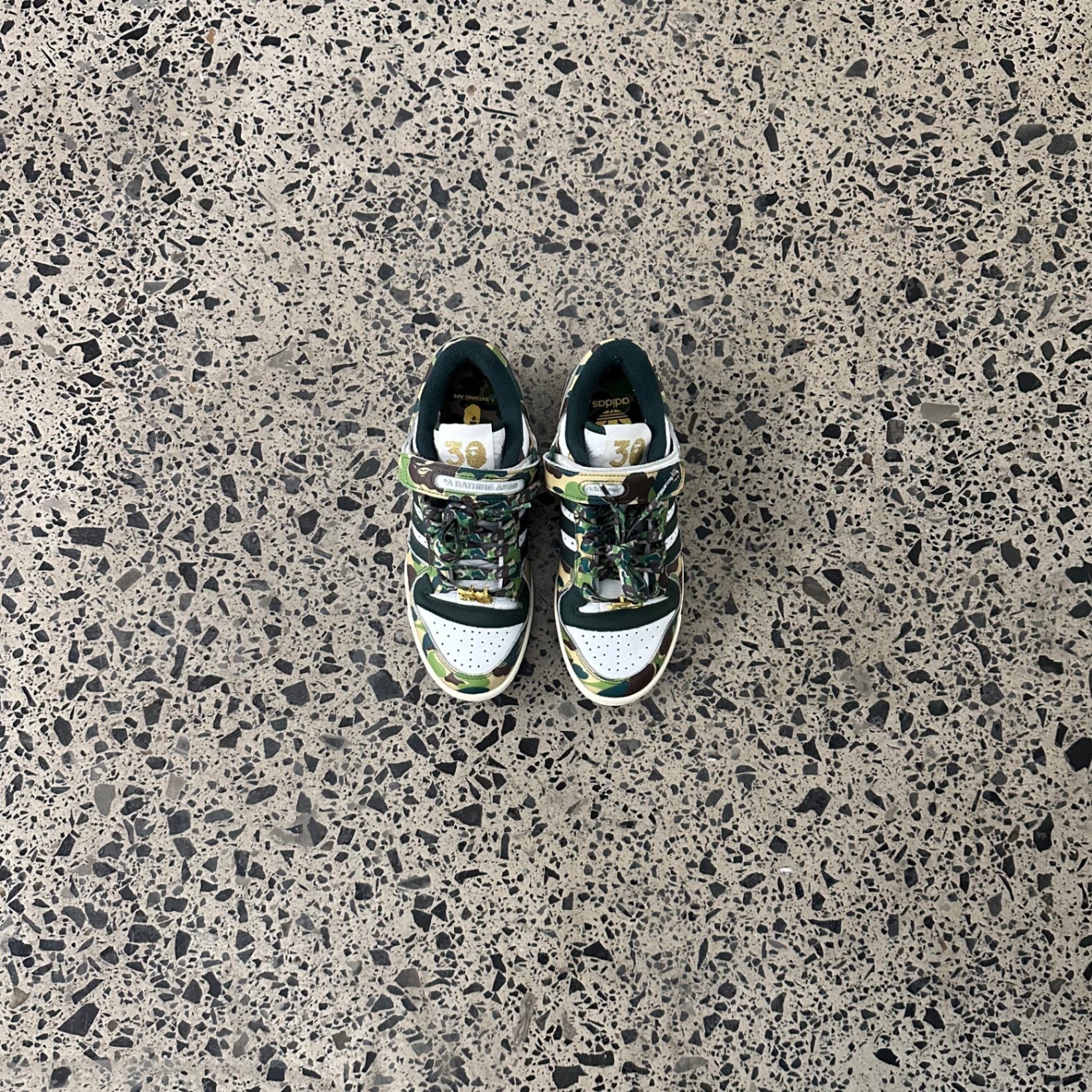 adidas Forum 84 Low Bape 30th Anniversary Green Camo