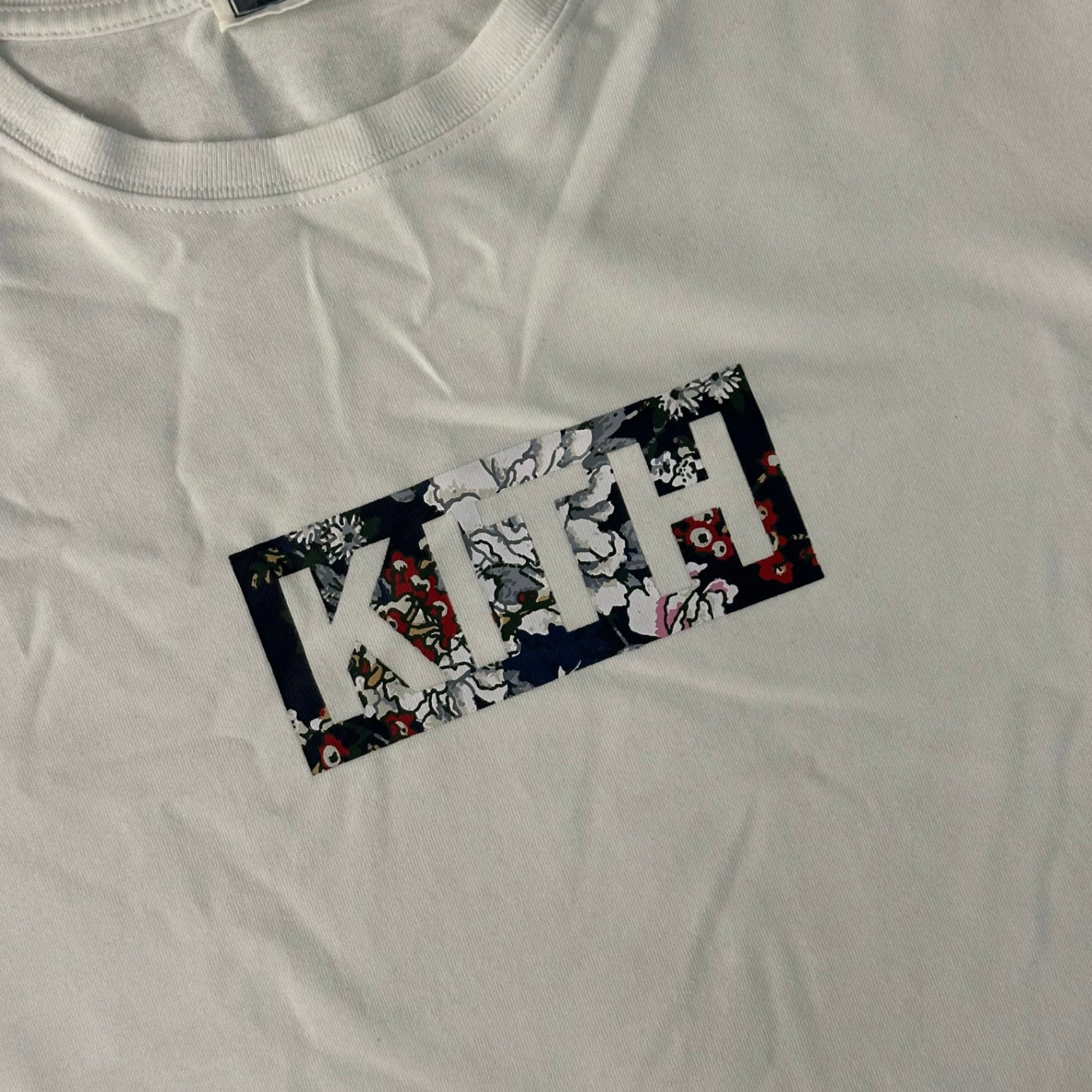 Kith Floral Classic Logo Tee (FW19) White