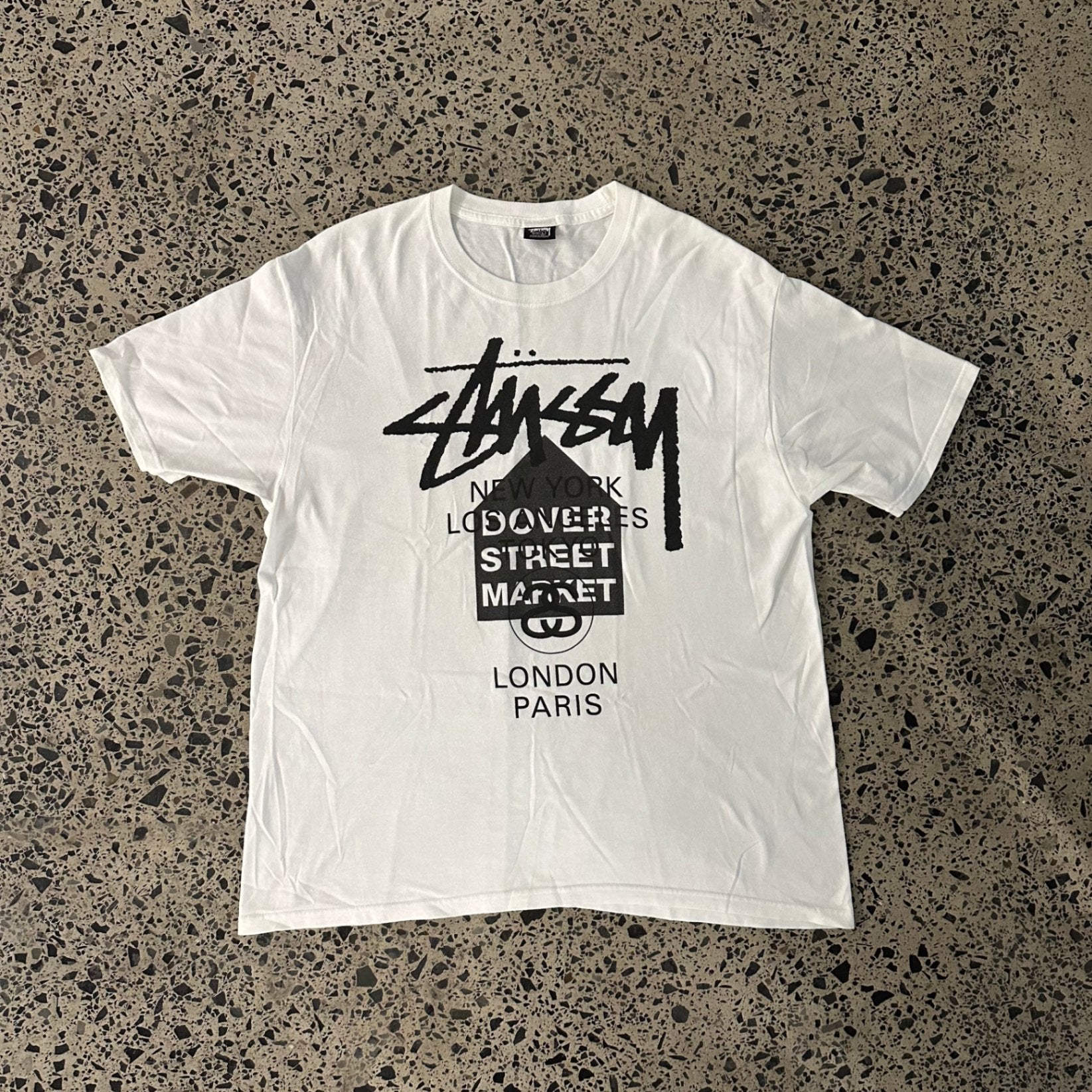 Stussy x Dover Street Market T-shirt White