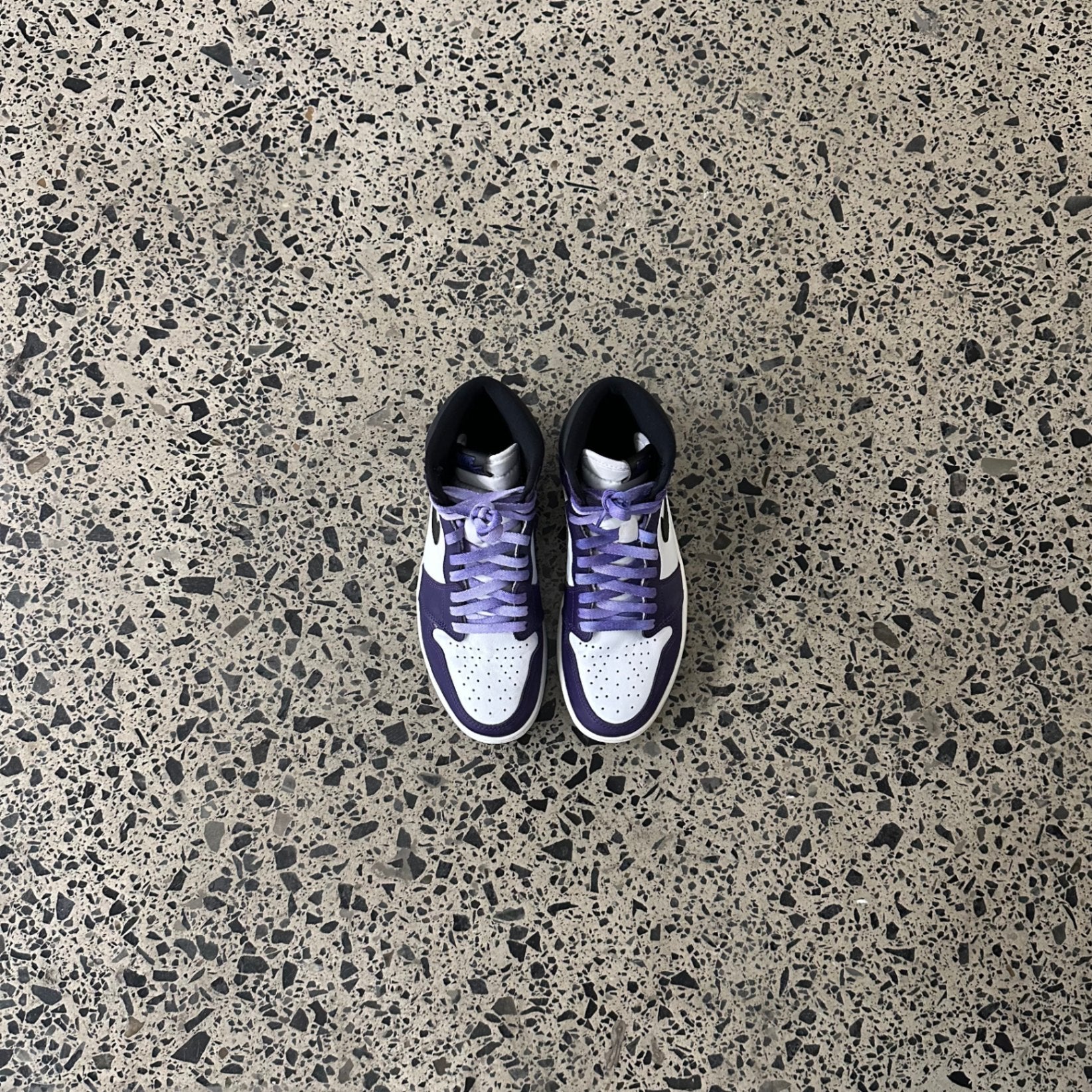 Jordan 1 Retro High Court Purple White