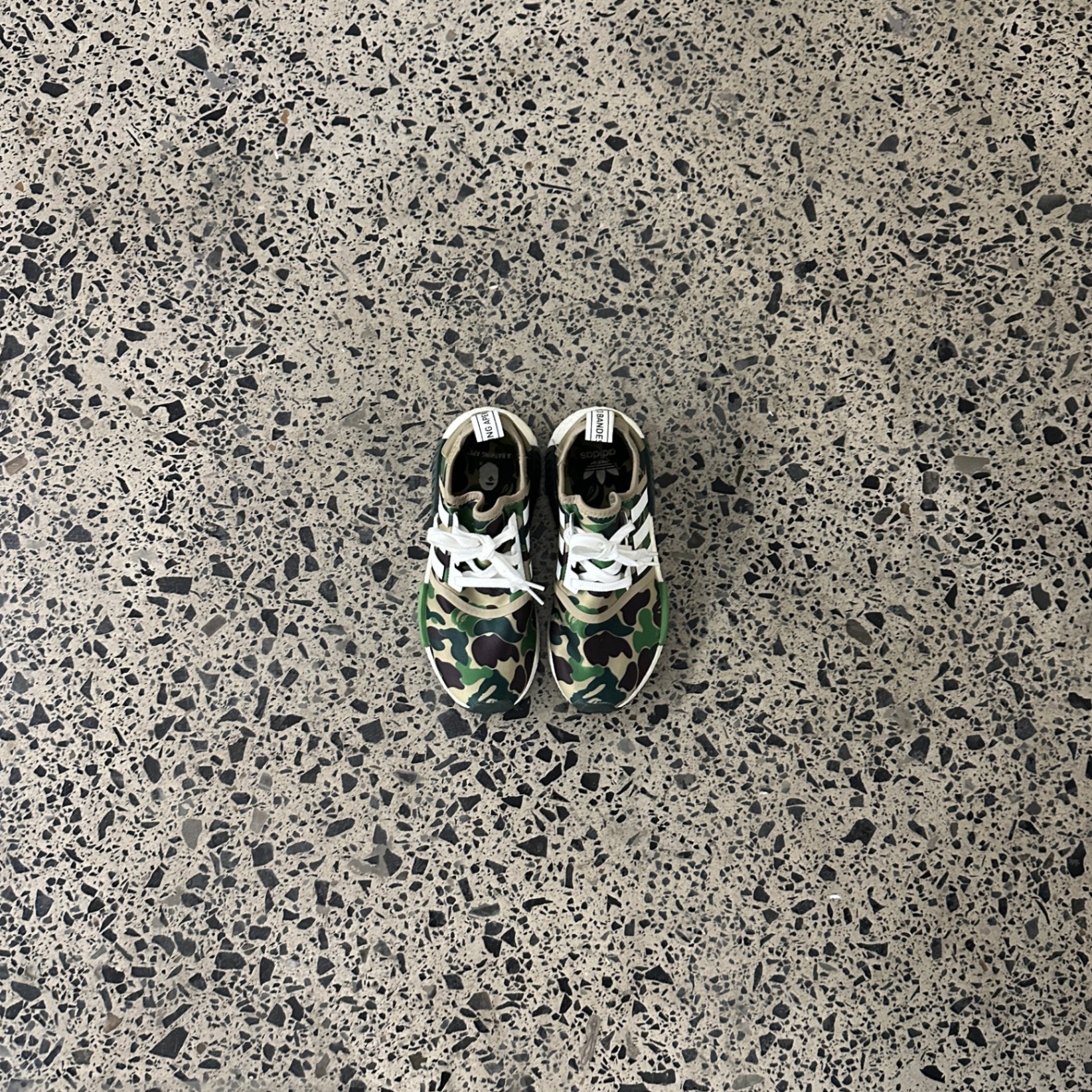 Adidas NMD R1 Bape Olive Camo