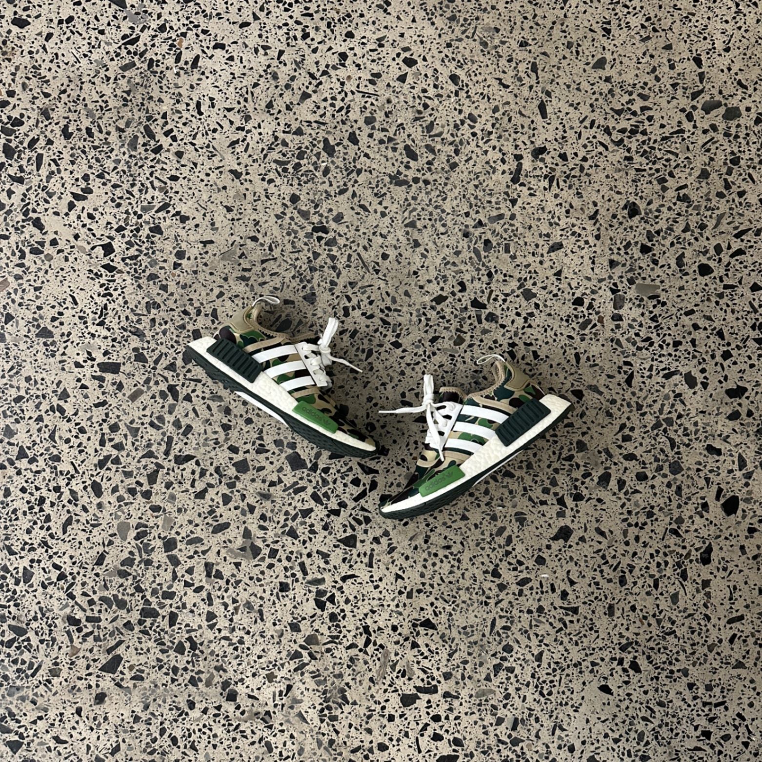 Adidas NMD R1 Bape Olive Camo