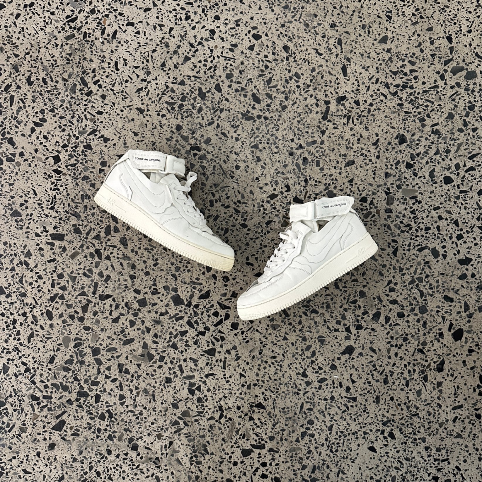 Nike Air Force 1 Mid Comme des Garcons White