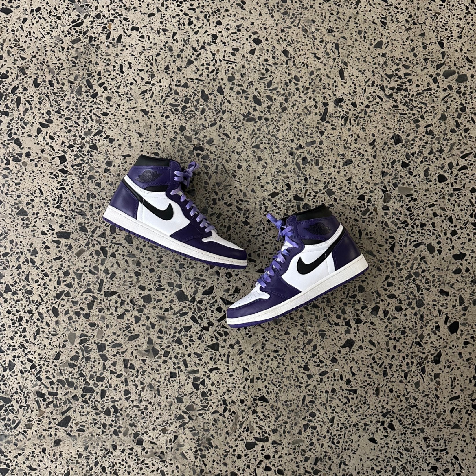 Jordan 1 Retro High Court Purple White