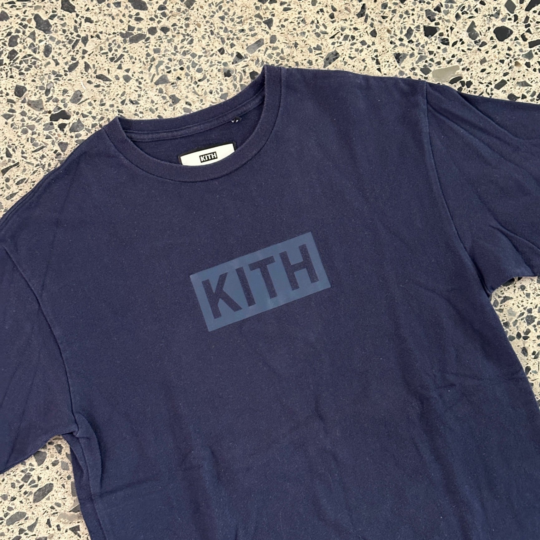 Kith Logo T-Shirt Navy