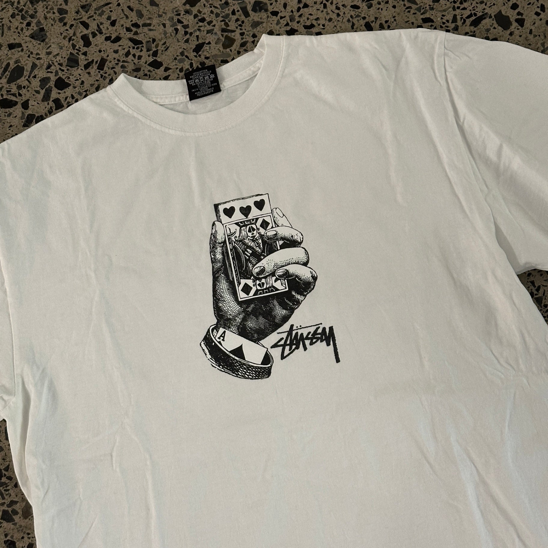 Stussy All Bets Off Pigment Dyed Tee Natural