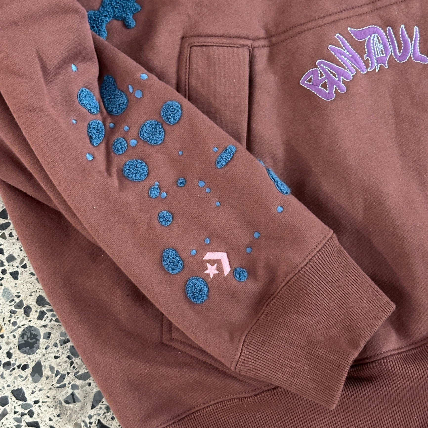 Converse x Bandulu Hoodie Brown/Cappuccino