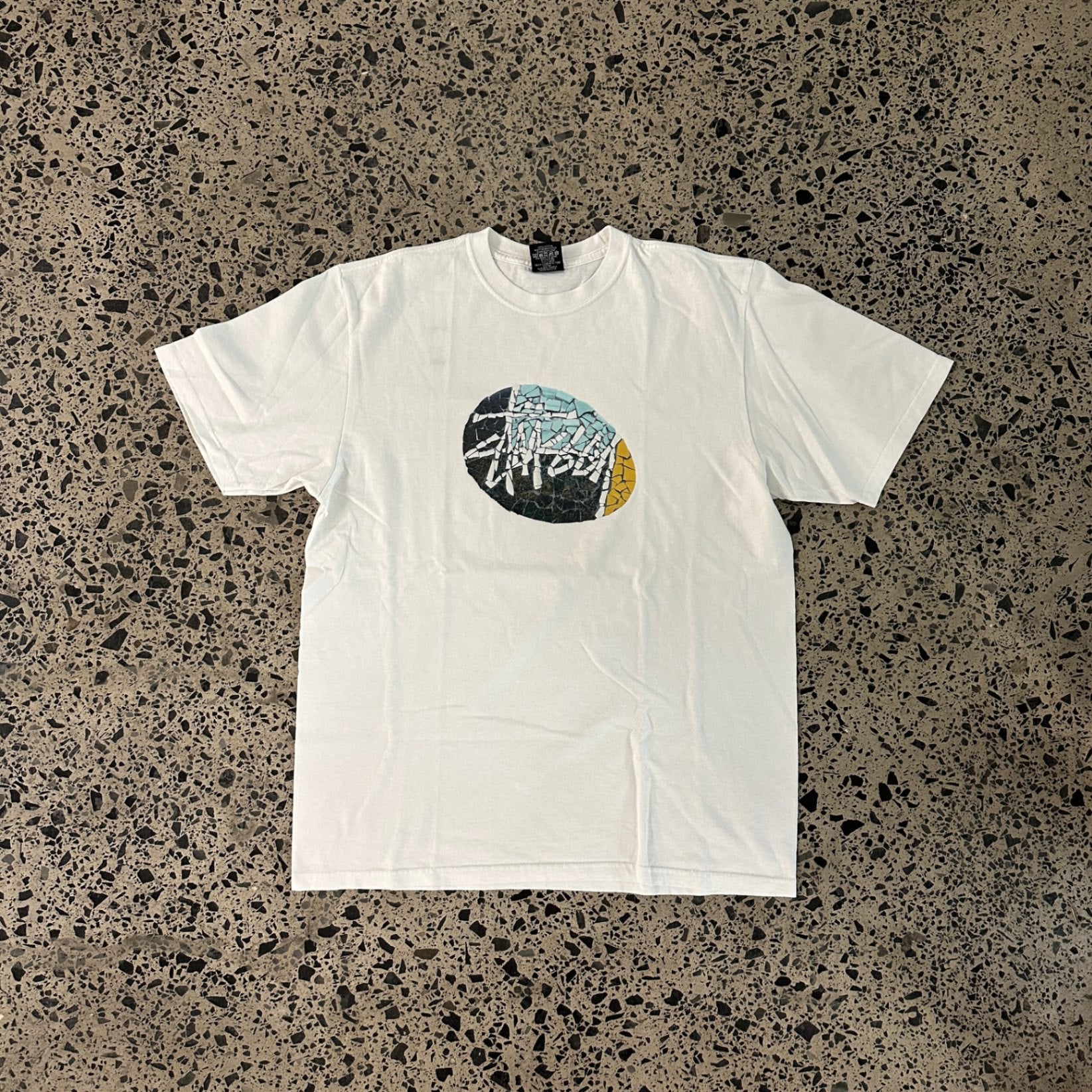 Stussy Mosaic Tee White