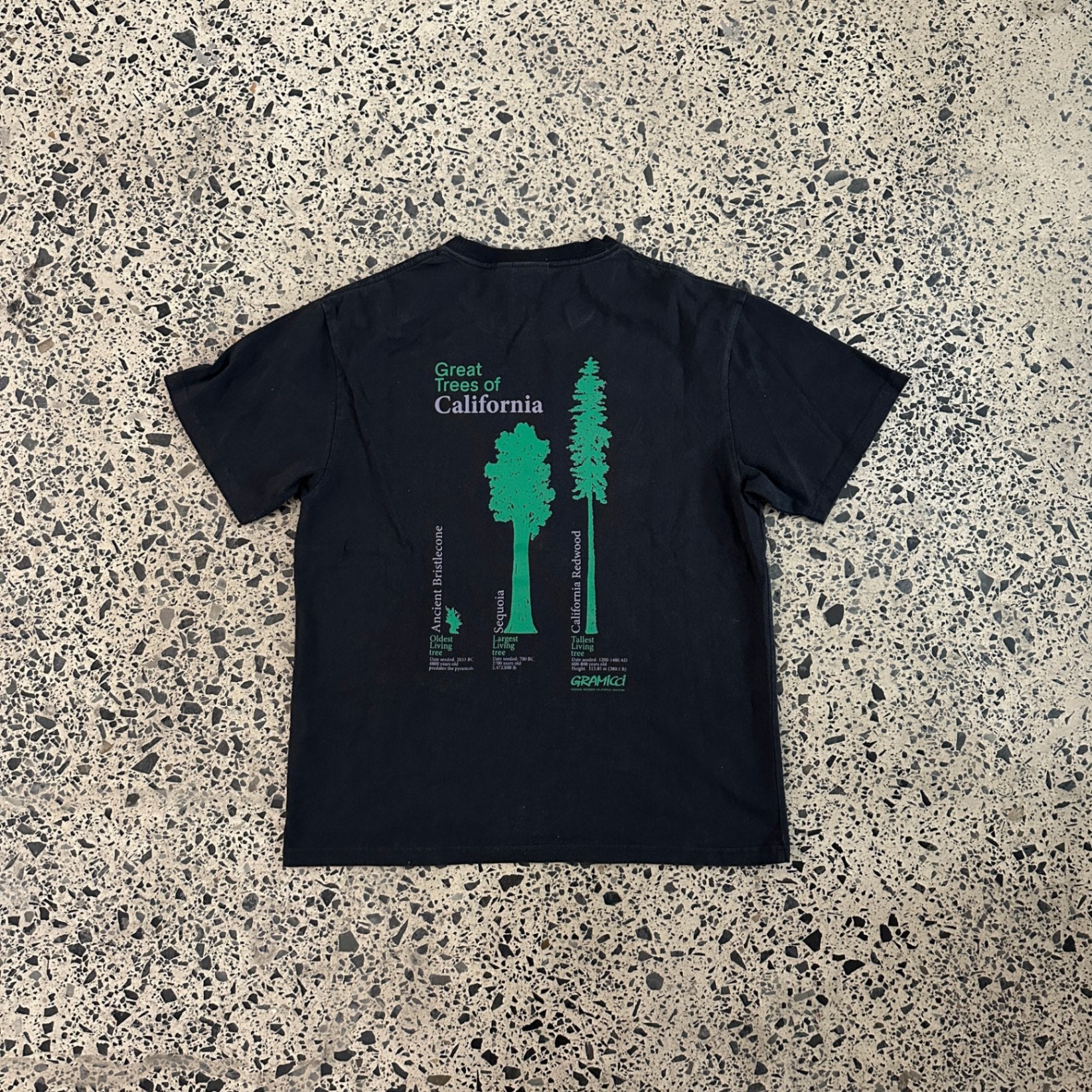 Gramicci Cali Trees T-Shirt Black