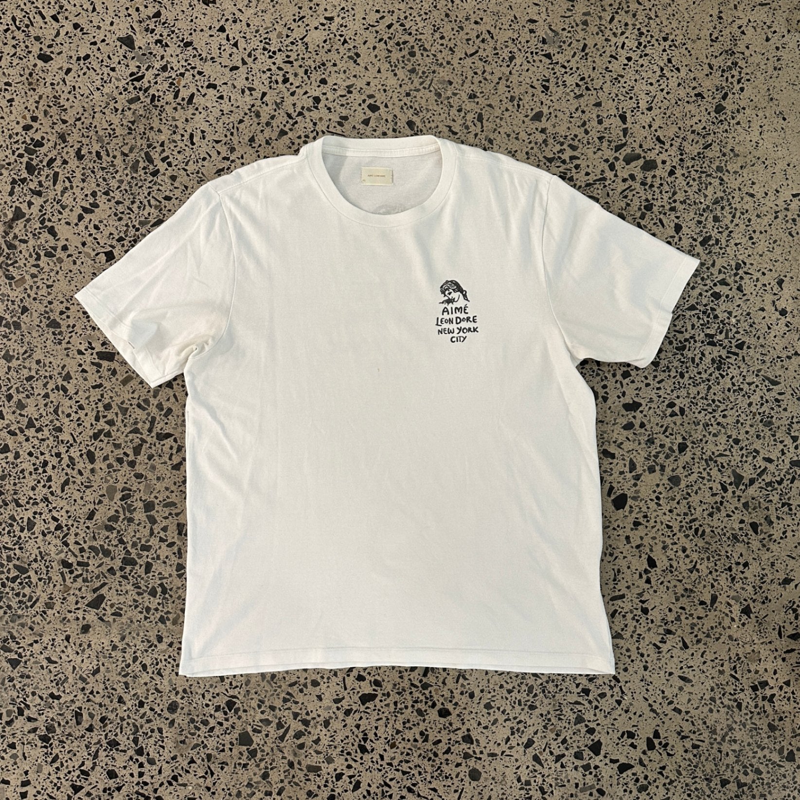 Aimé Leon Dore Form Logo Tee White