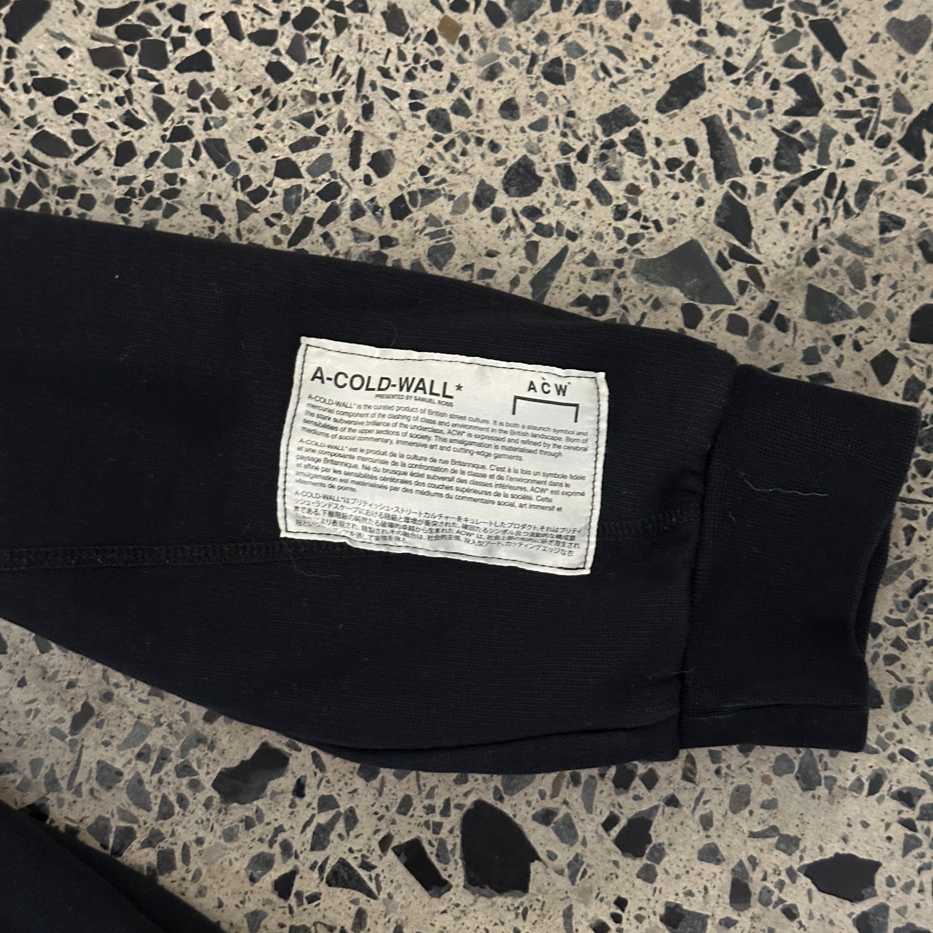 A-Cold-Wall Crewneck Black
