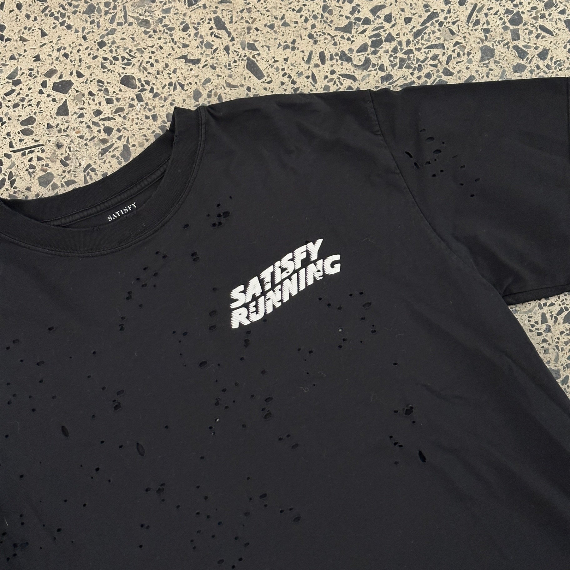 Satisfy Running MothTech T-Shirt Black