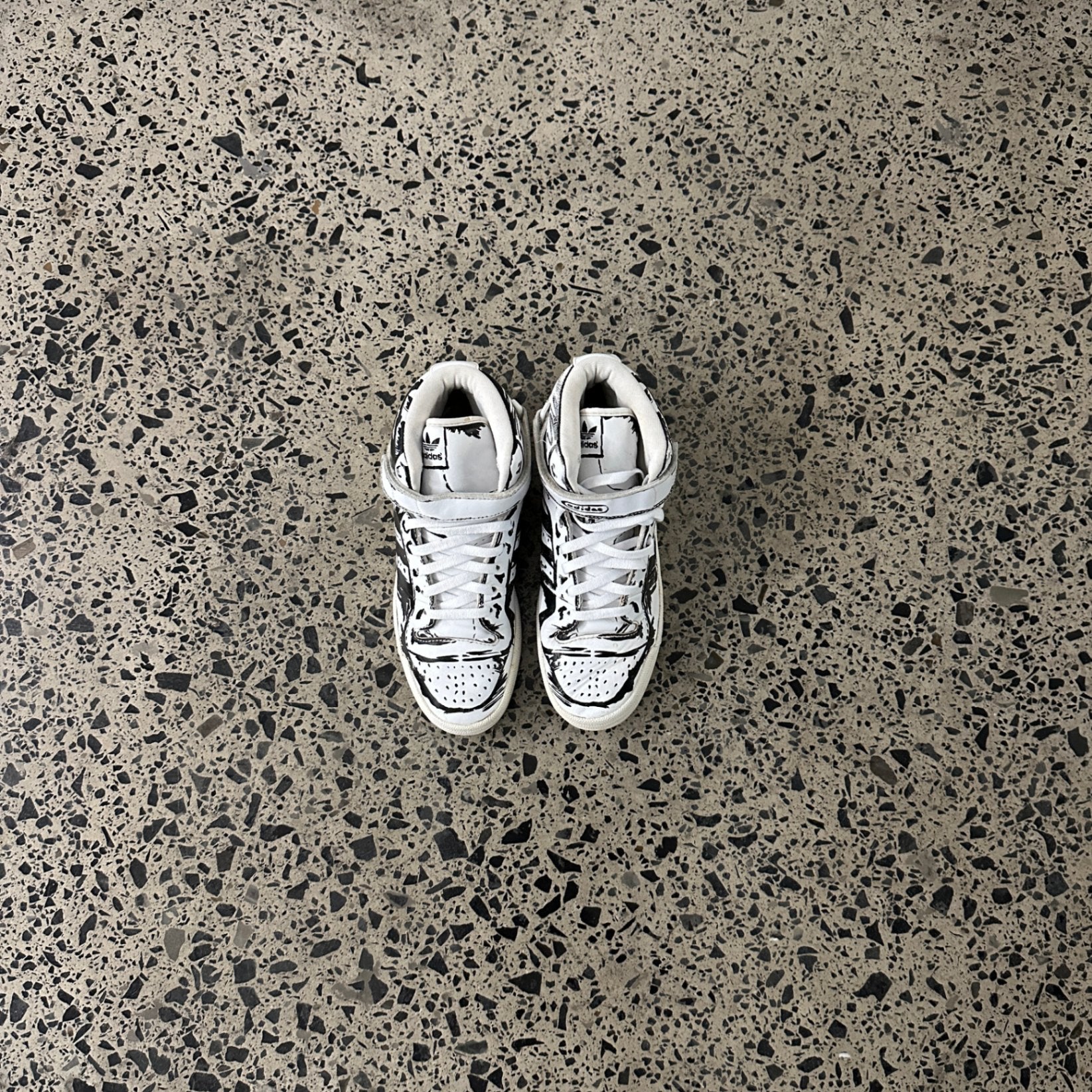 adidas originals Forum Mid Draw Black White
