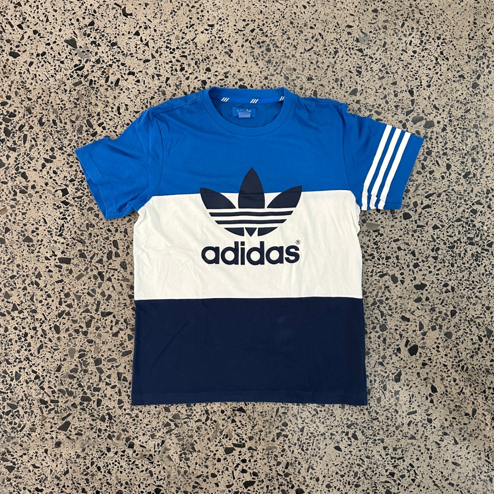 adidas T-Shirt Navy/White