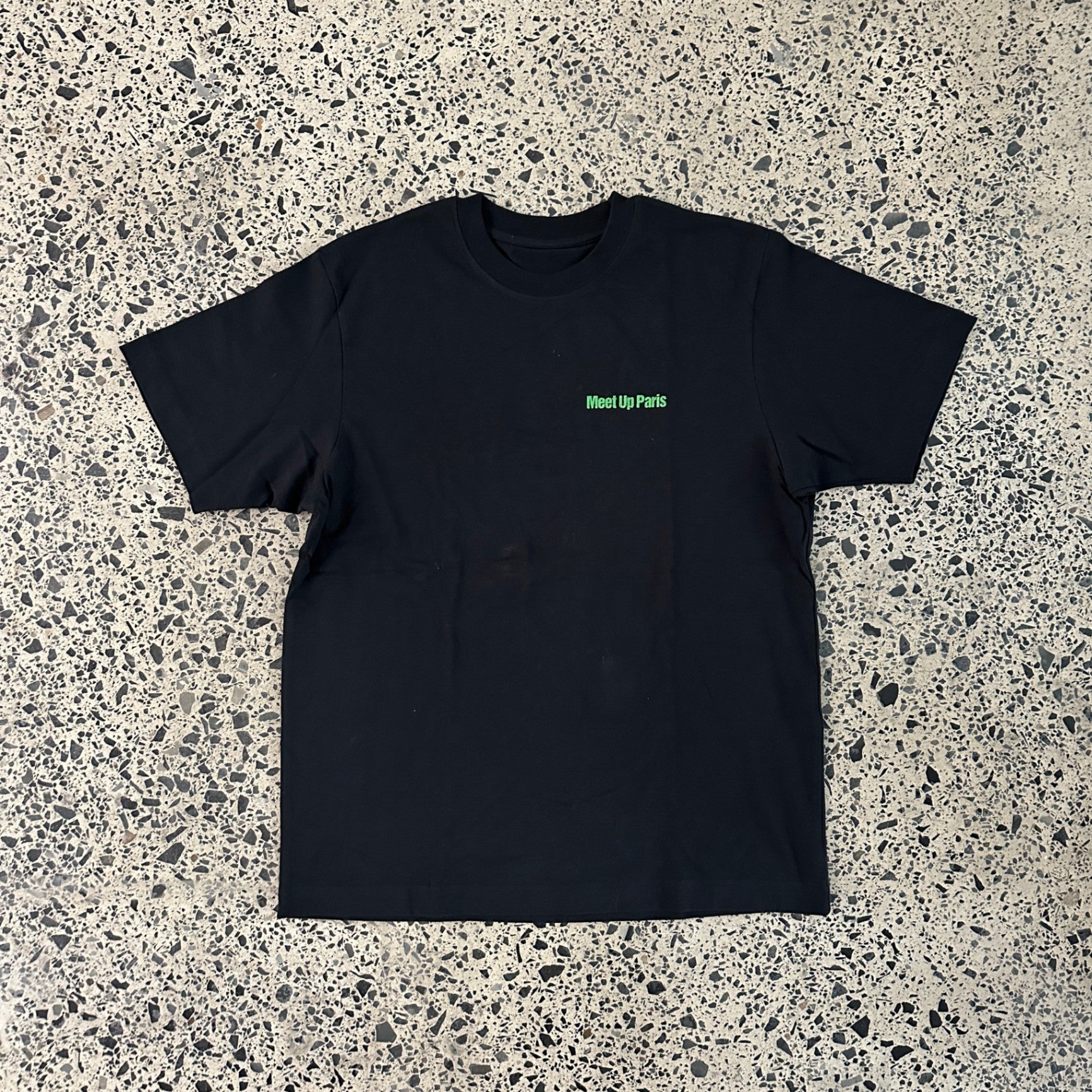 Meet Up Paris Meetup Rules T-Shirt Black