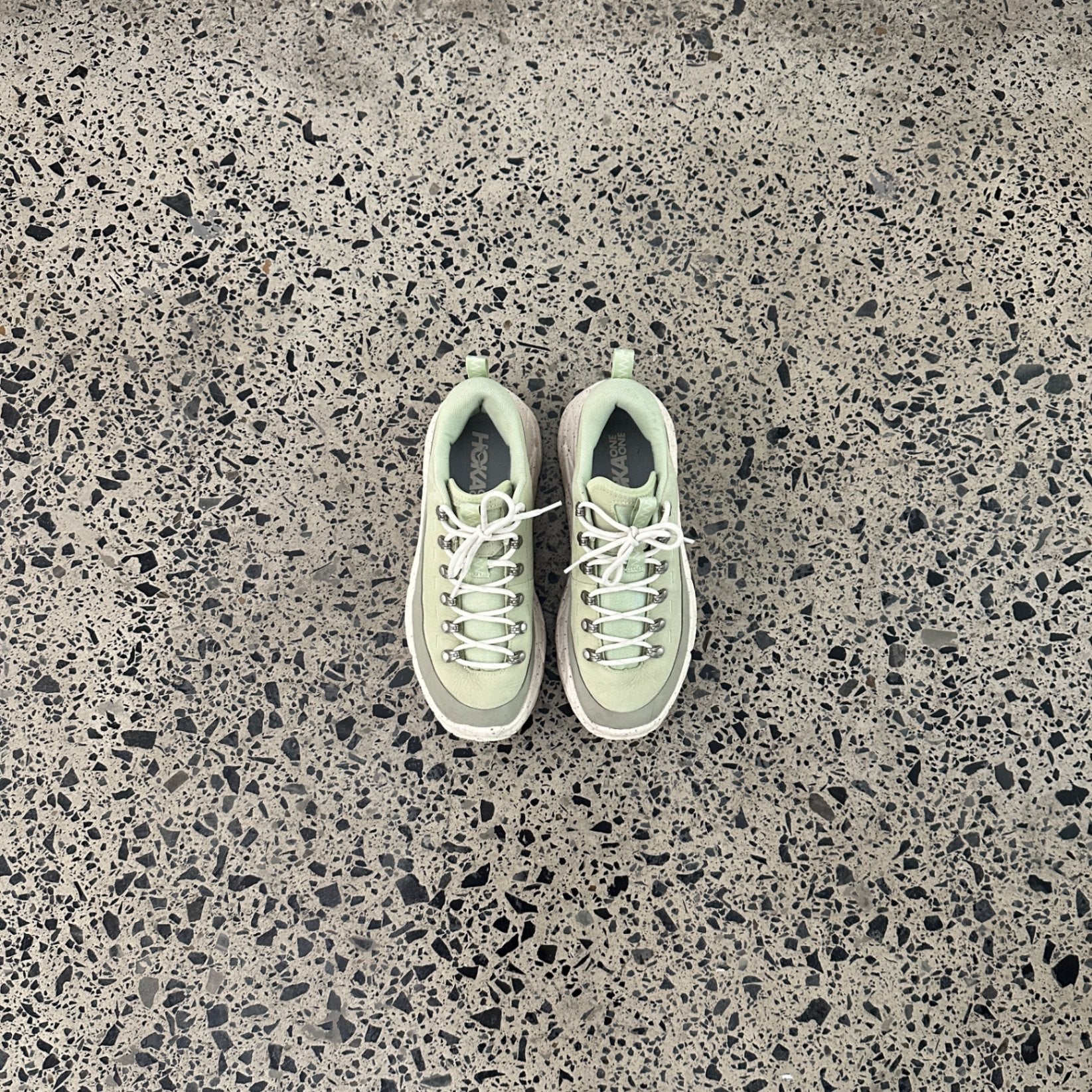 Hoka One One Tor Summit Seed Green Eggnog