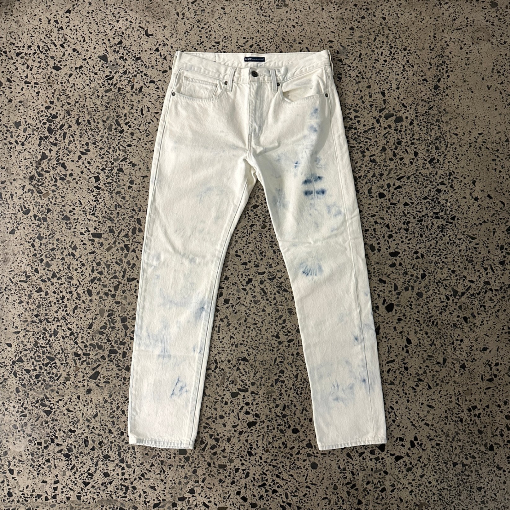 Levi's 502 Hippie Denim Jeans White Denim
