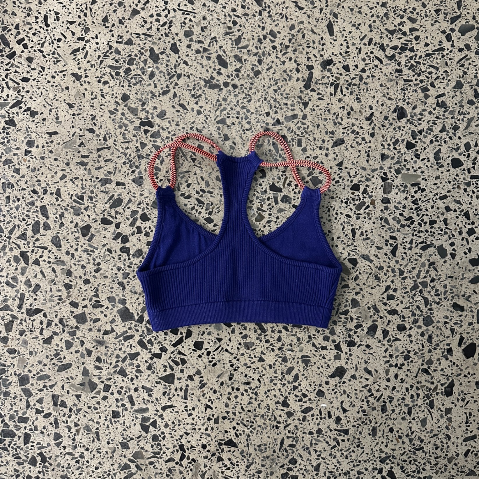 adidas Ivy Park Knit Bra Legacy Indigo
