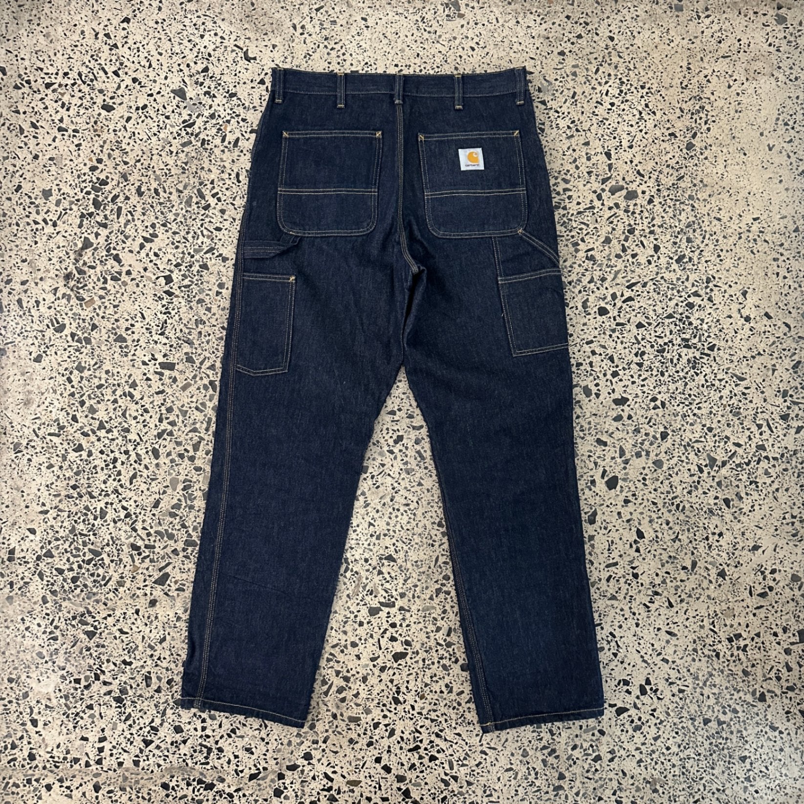 Carhartt WIP Pants Single Knee Blue Stone Washed