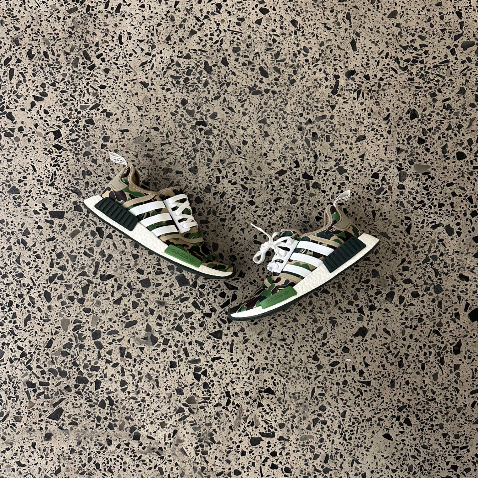 adidas NMD R1 Bape Olive Camo