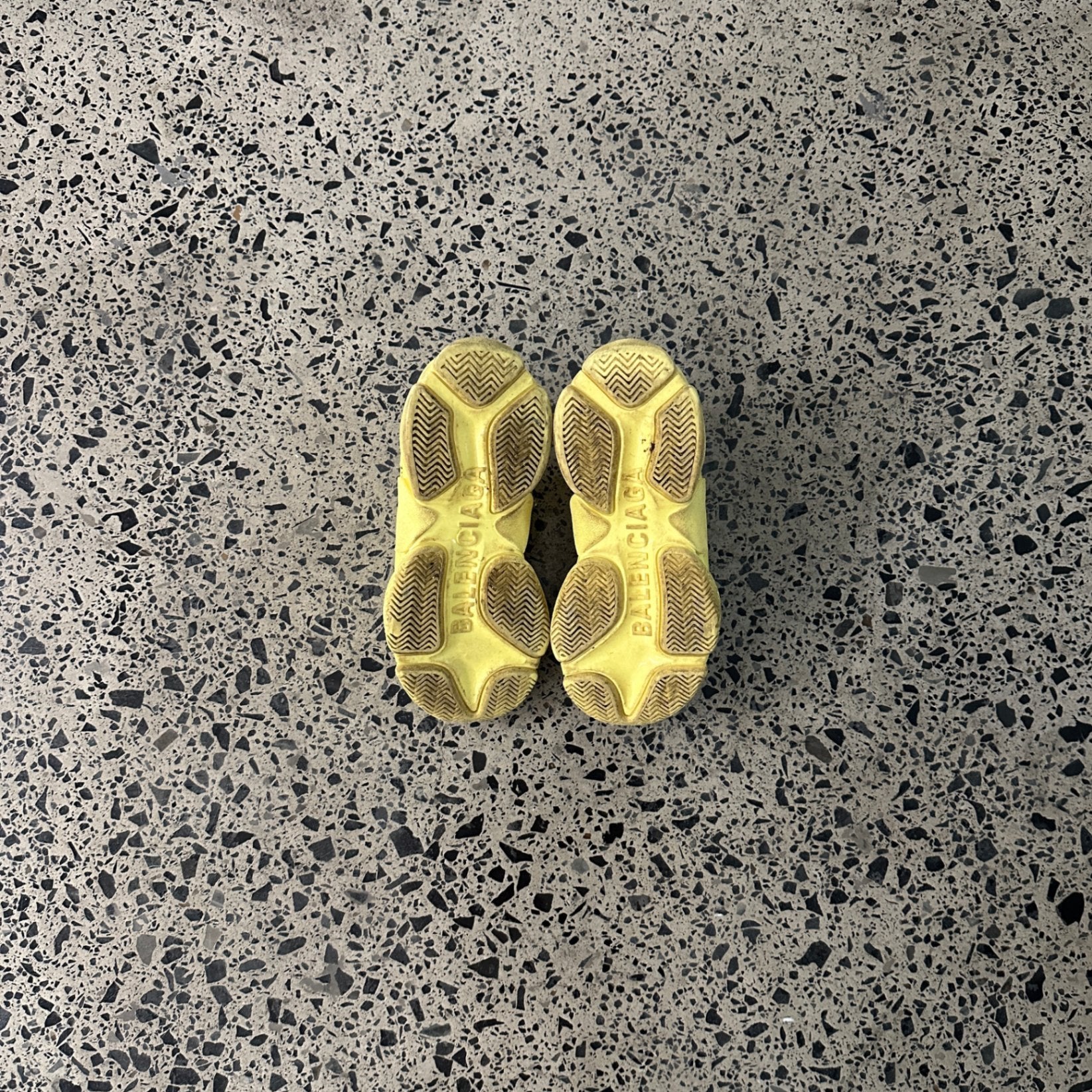 Balenciaga Triple S Sneakers Yellow