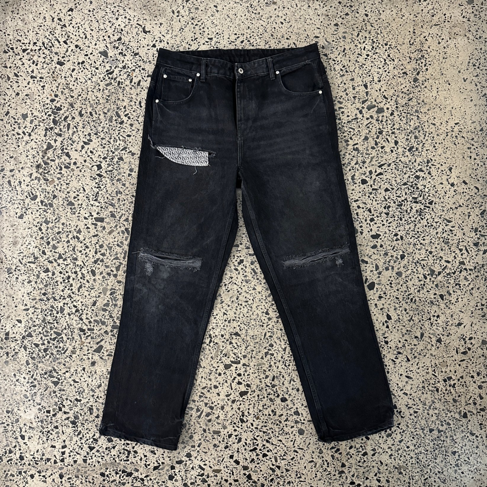 Represent R3D Destroyer Mid-Rise Loose-Fit Jeans