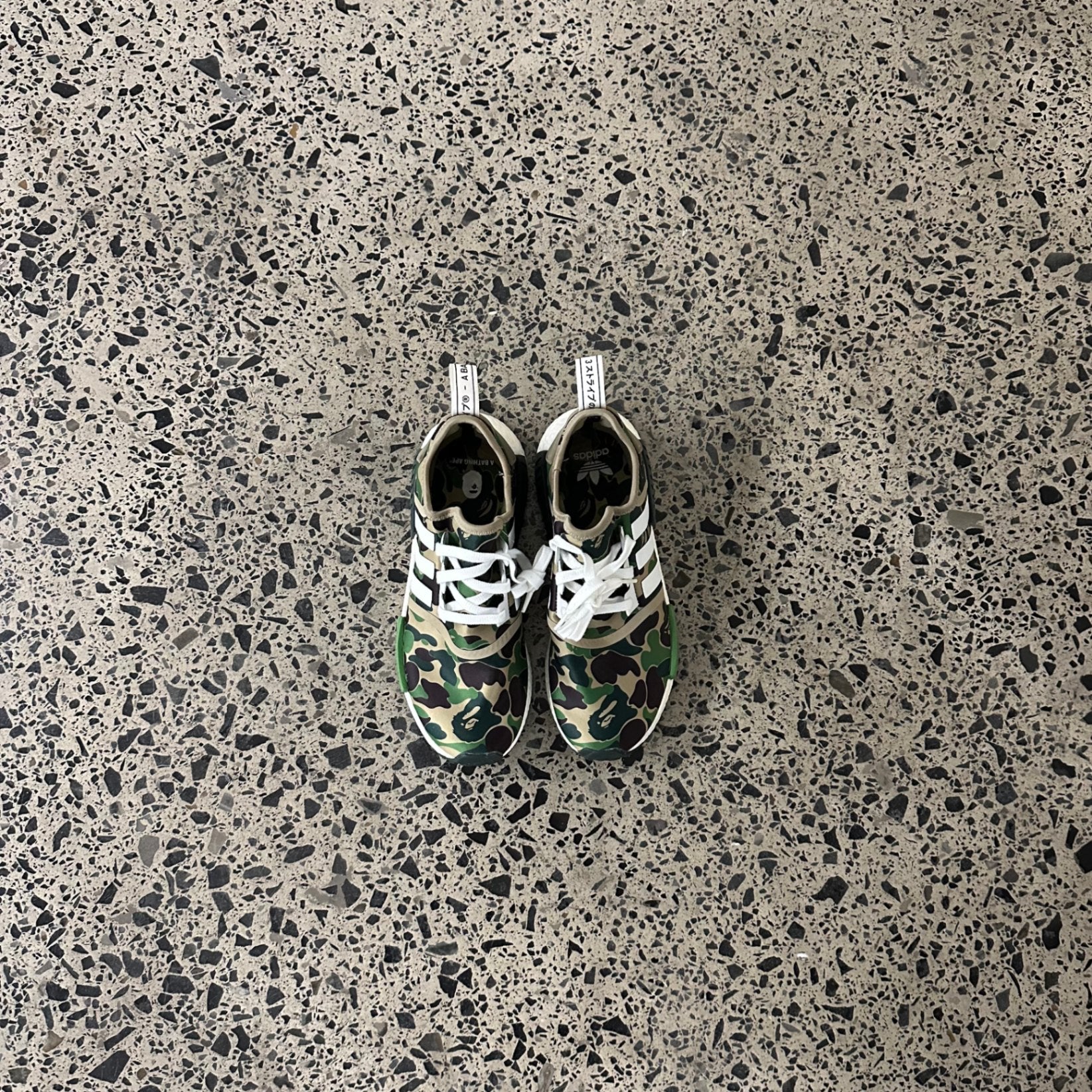 adidas NMD R1 Bape Olive Camo