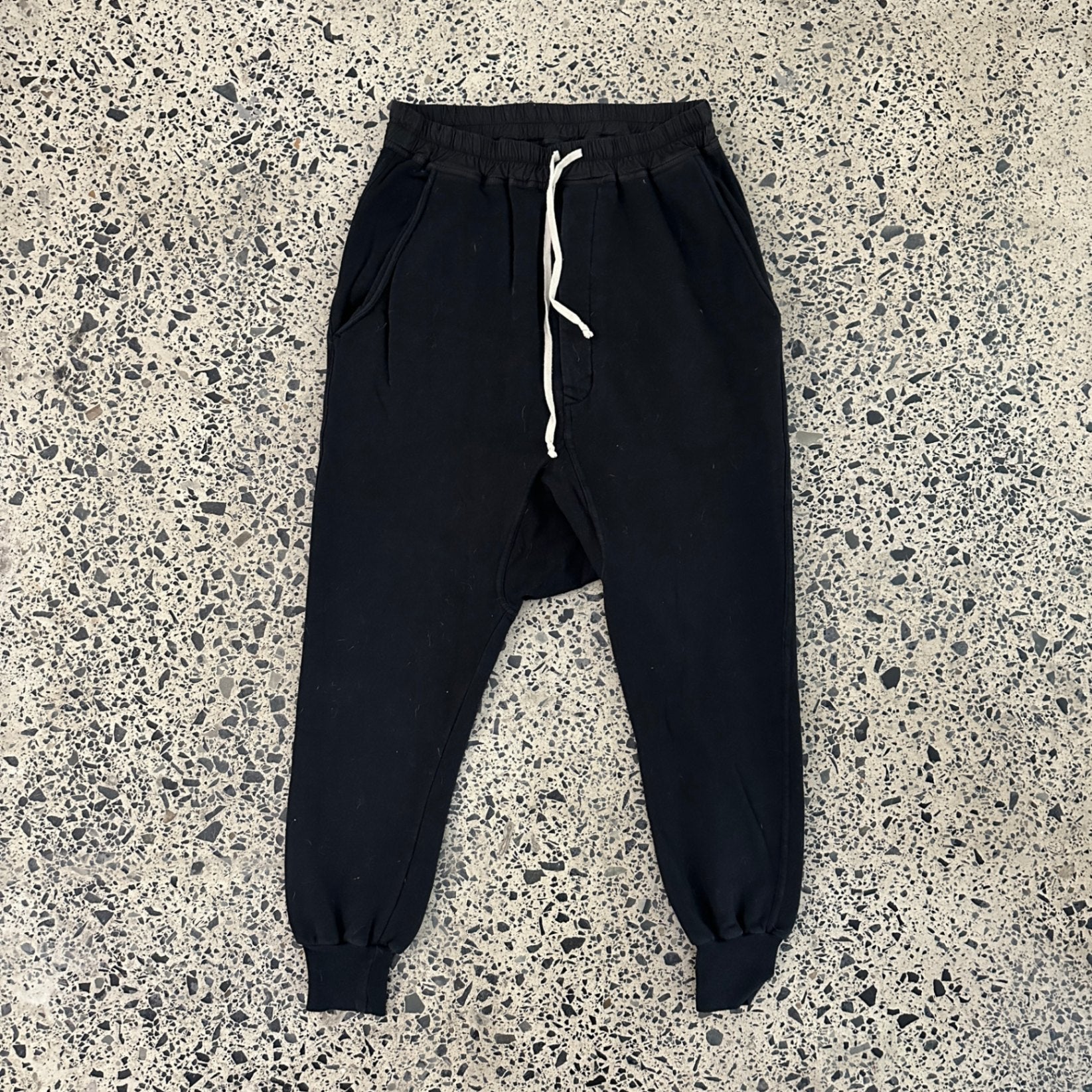 Rick Owens DRKSHDW Prisonner Drawstring Pants Black