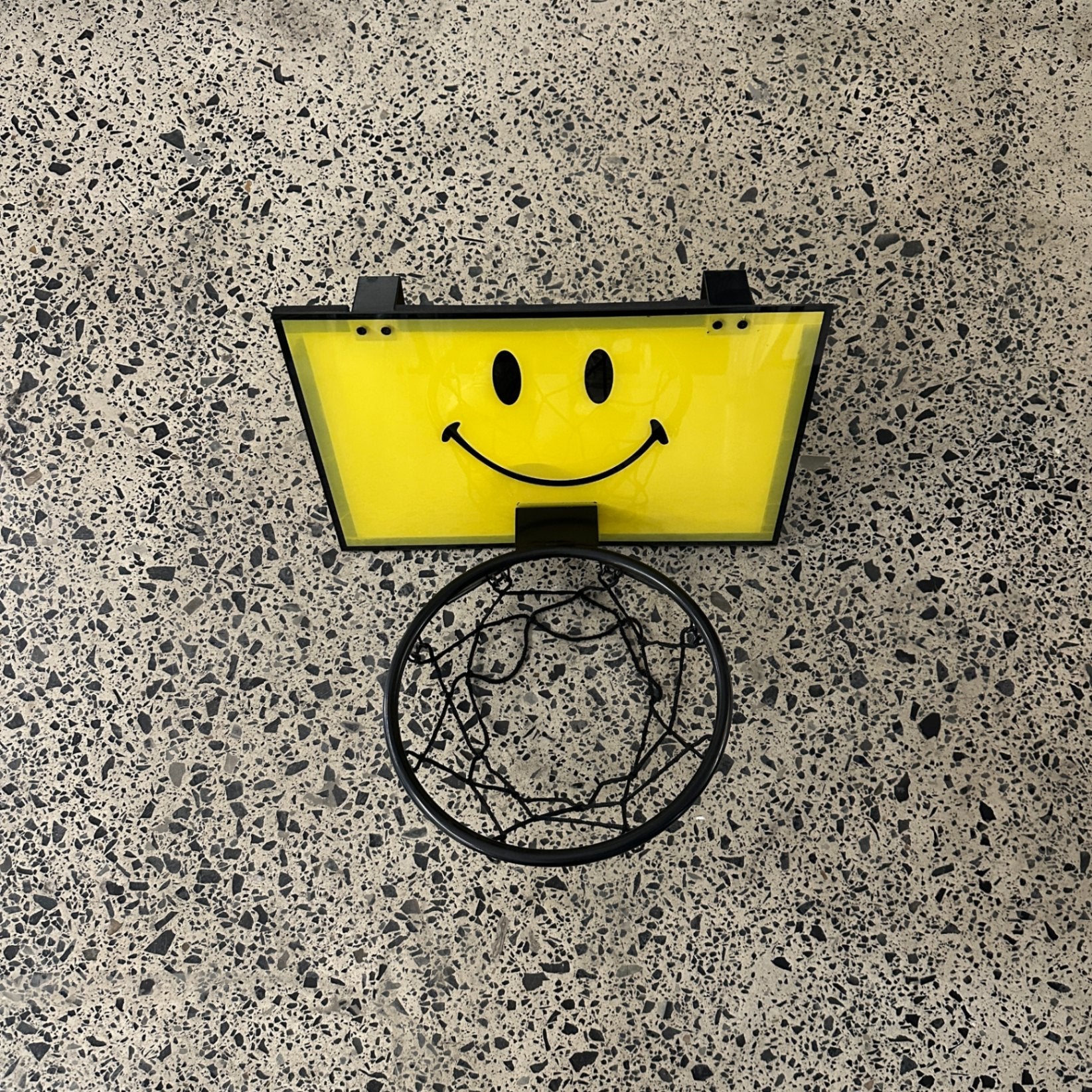 Chinatown Market Mini Smiley Basketball Hoop (Missing bolt) (No Ball Included)