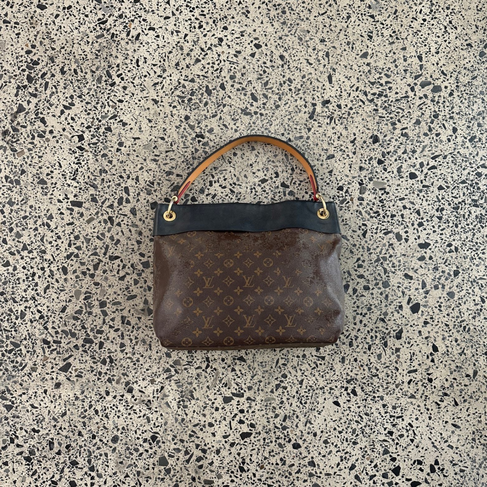 Louis Vuitton Black Monogram Canvas Tuileries Bag
