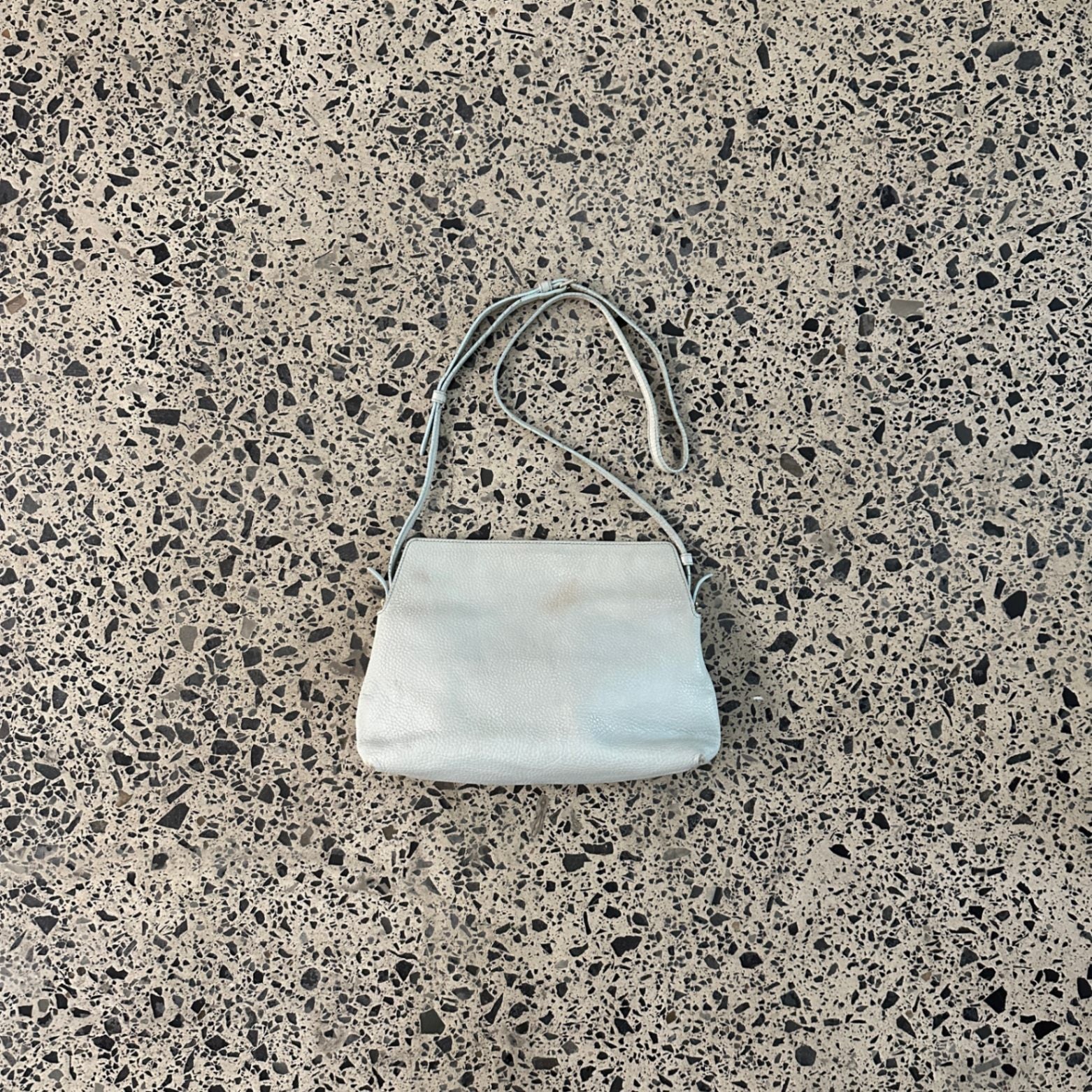 Burberry Leather Crossbody Bag Blue