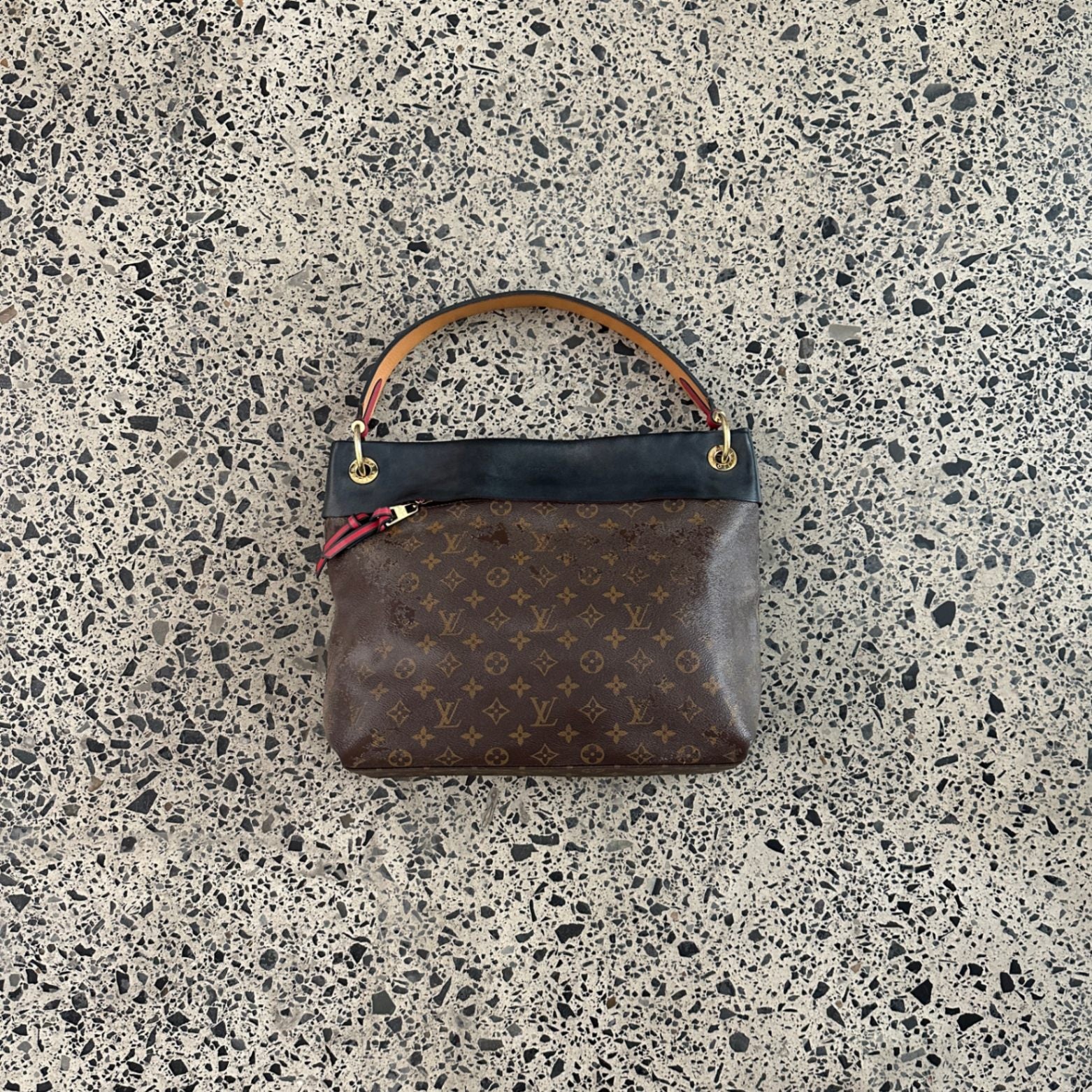 Louis Vuitton Black Monogram Canvas Tuileries Bag