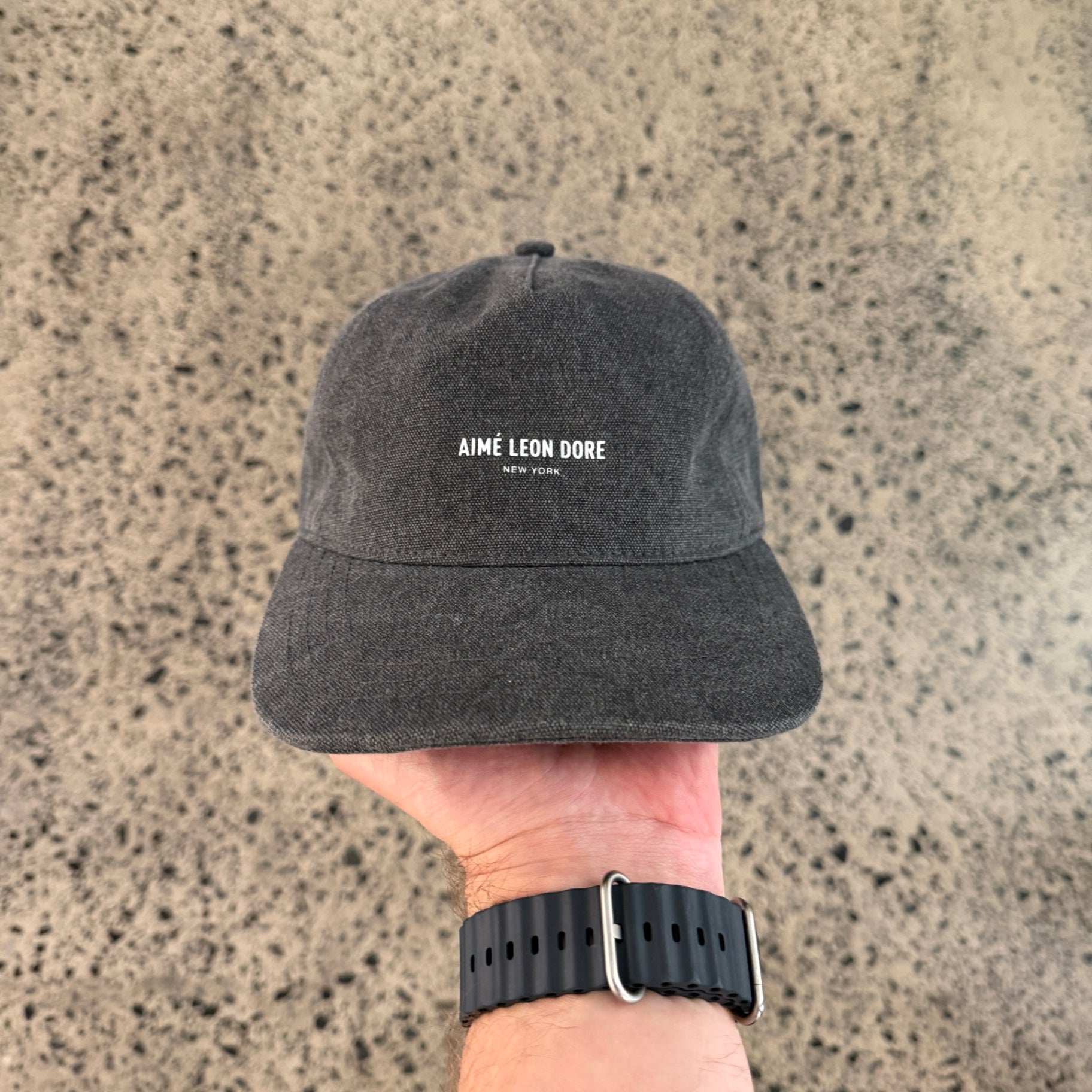 Aime Leon Dore Micro Logo Cap Jet Black