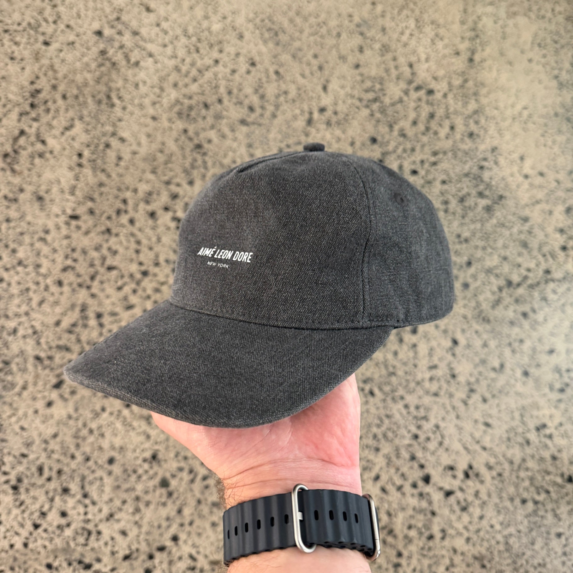 Aime Leon Dore Micro Logo Cap Jet Black