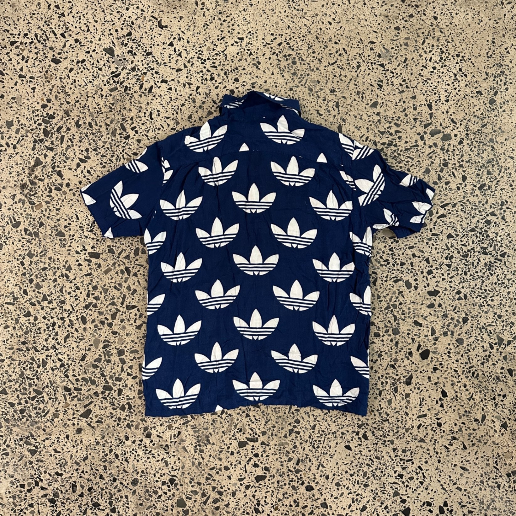 Adidas Originals X Nigo 25 Aloha Trefoil Button-down Shirt