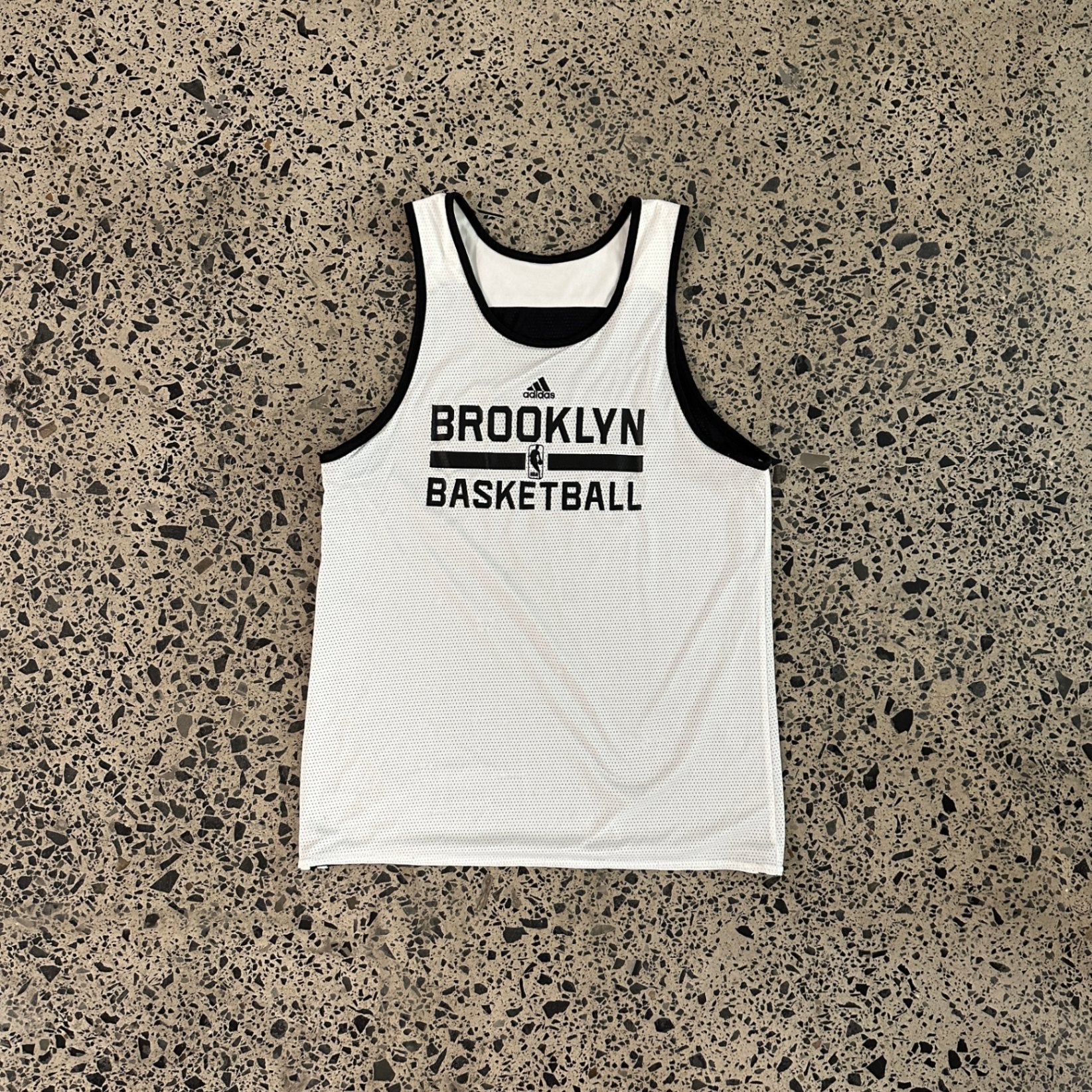 Adidas Nets Summer Run Reversible Tank Black/White