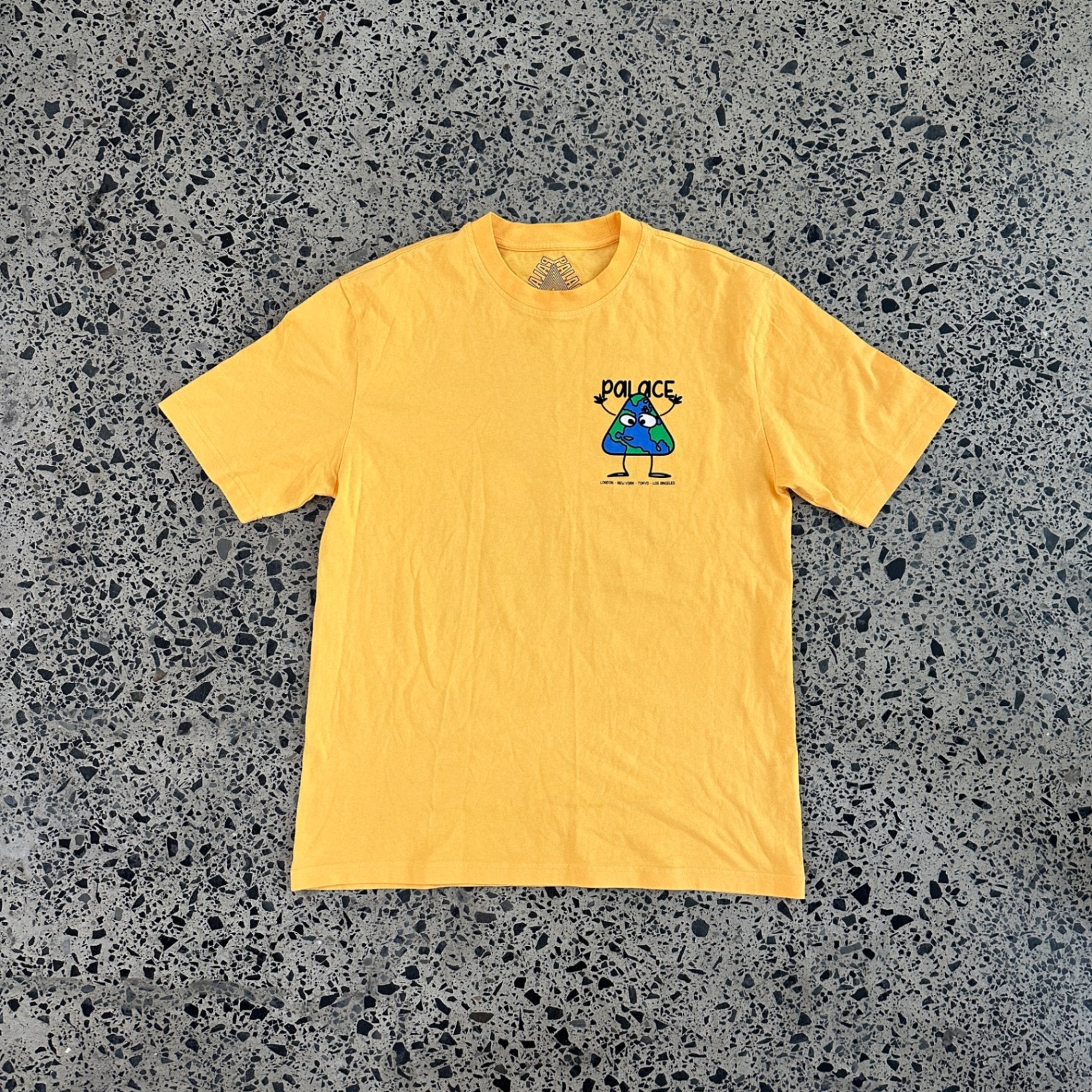 Palace Globlerone T-shirt Yellow