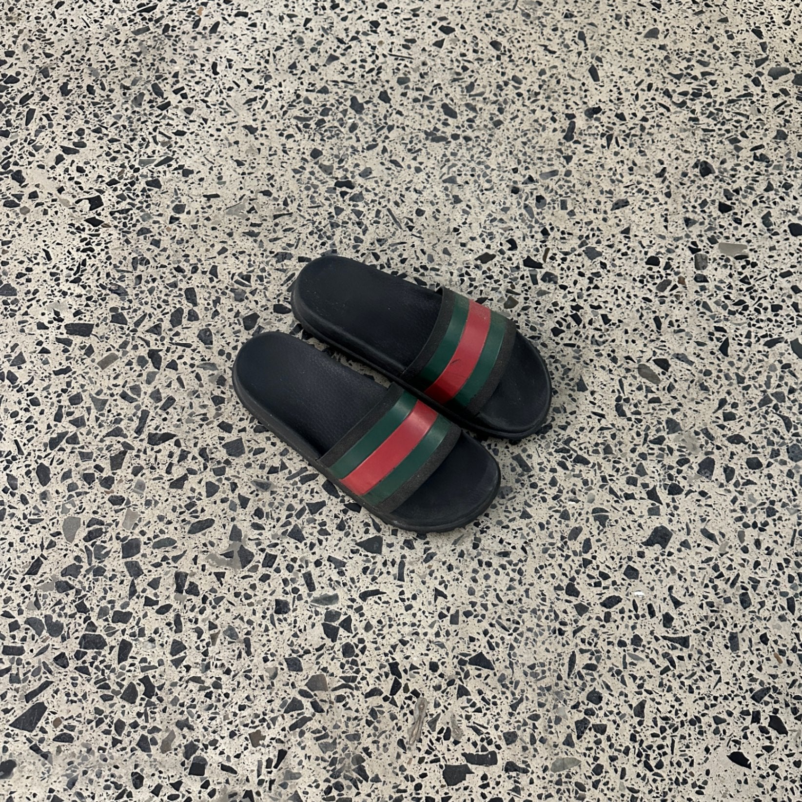 Gucci Web Slide Sandal Black