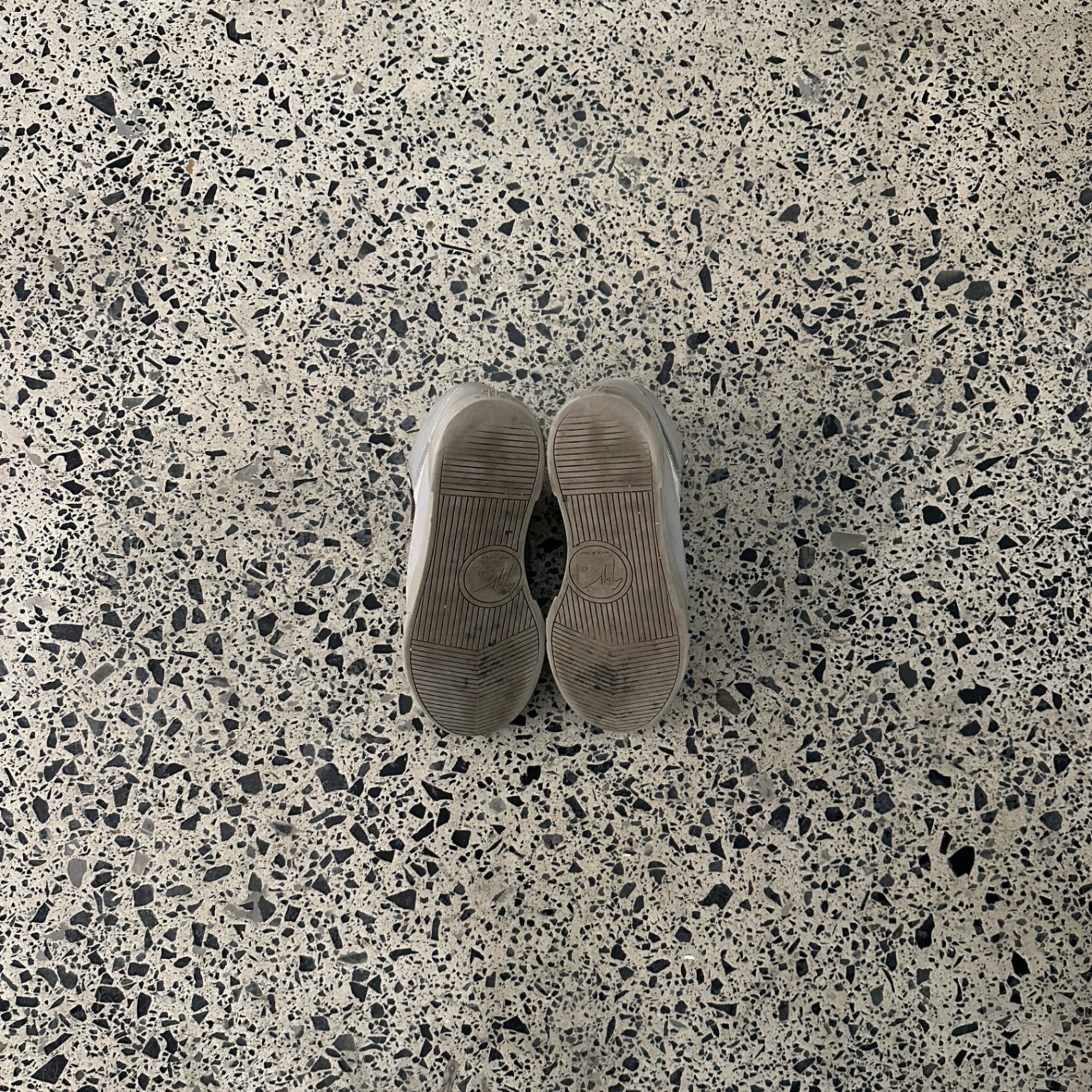 Giuseppe Zanotti Grey Leather and Suede Double Sketch High Top Sneakers