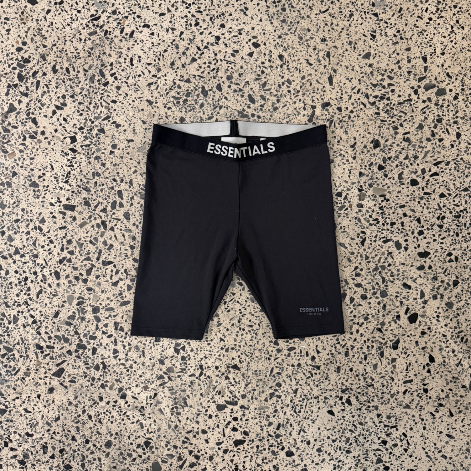 Fear Of God Essentials Athletic Biker Shorts Black