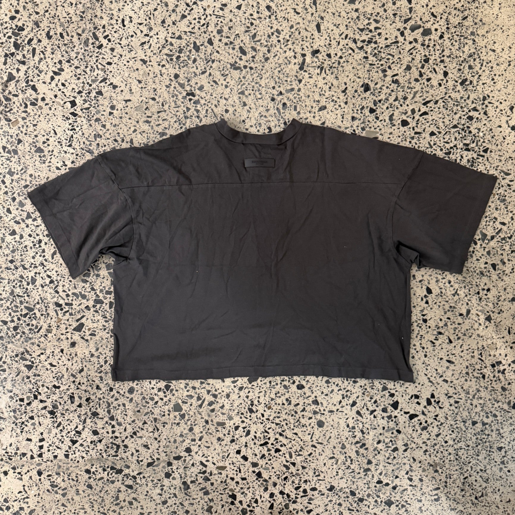 Fear of God Essentials Women's Football 77 T-Shirt Black