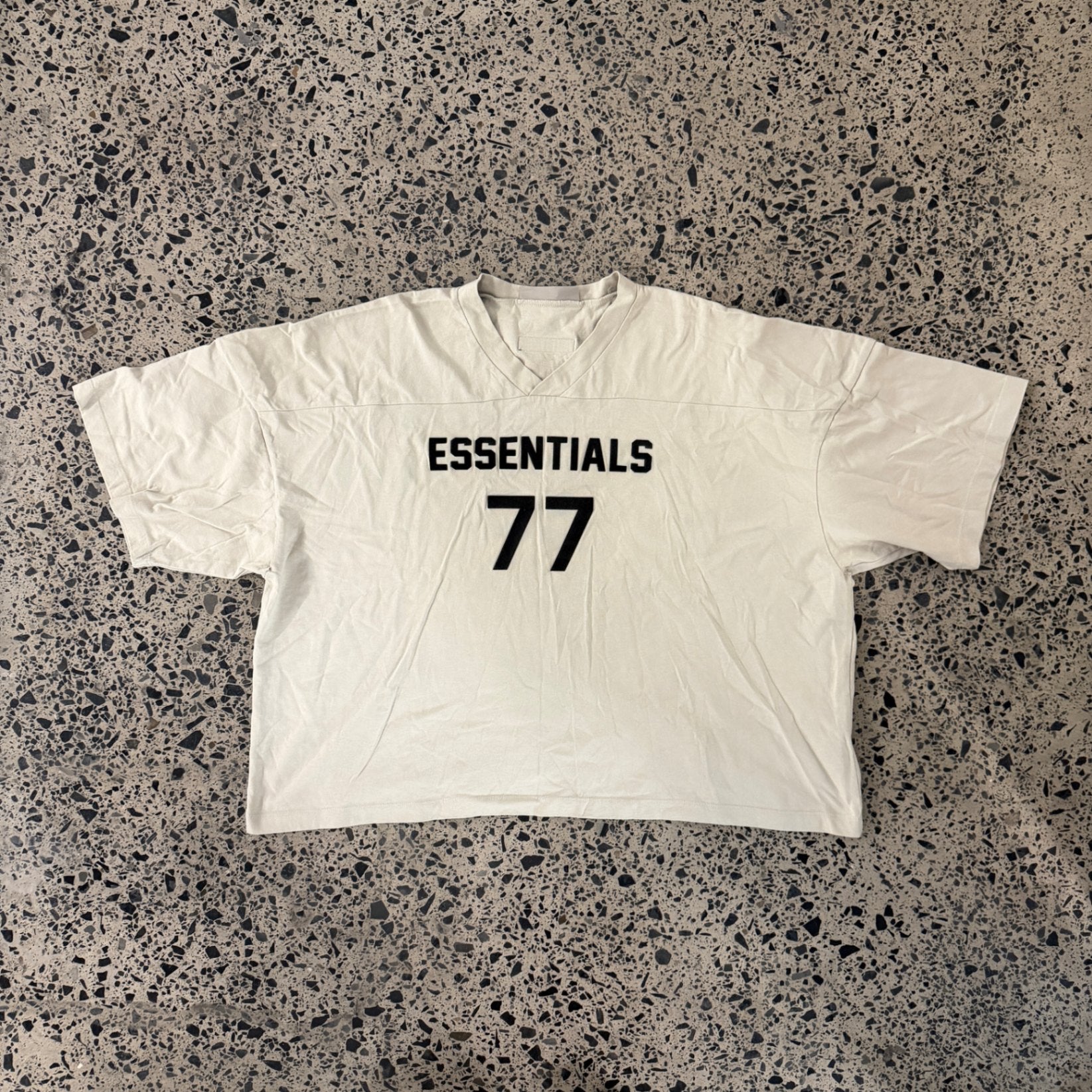 Fear of God Essentials Women's Football 77 T-Shirt Wheat