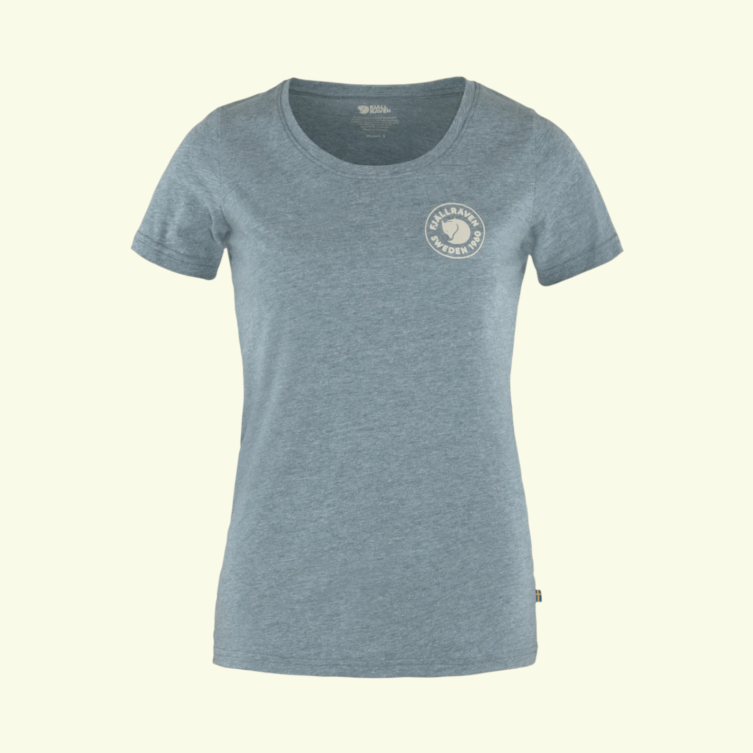 Fjällräven 1960 Logo T-shirt W Clay Blue-Melange 