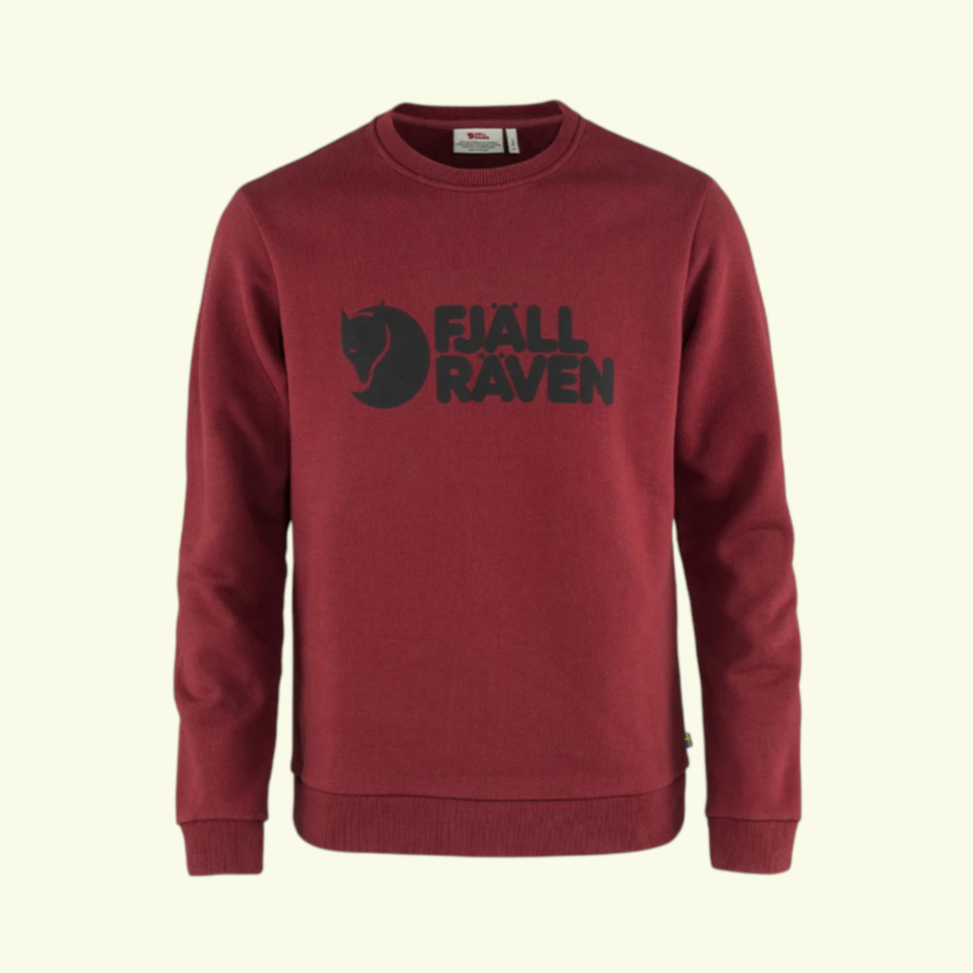Fjällräven Logo Sweater M Red Oak